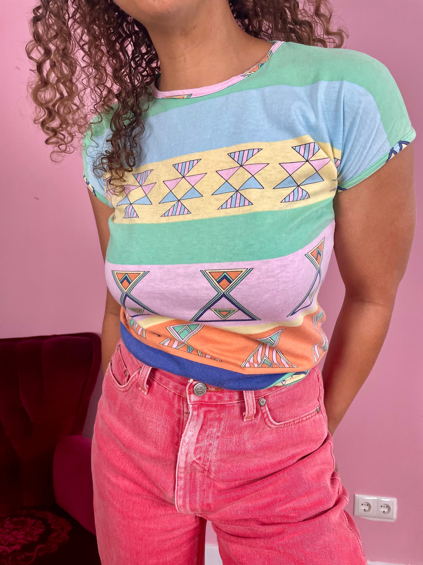 Vintage small-size pastel Tee