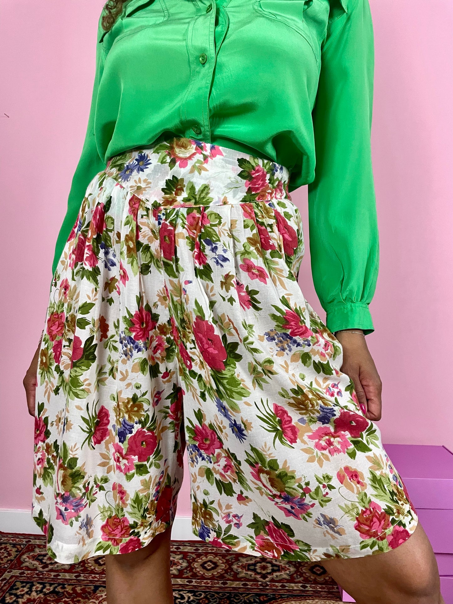Vintage plus size bermuda
