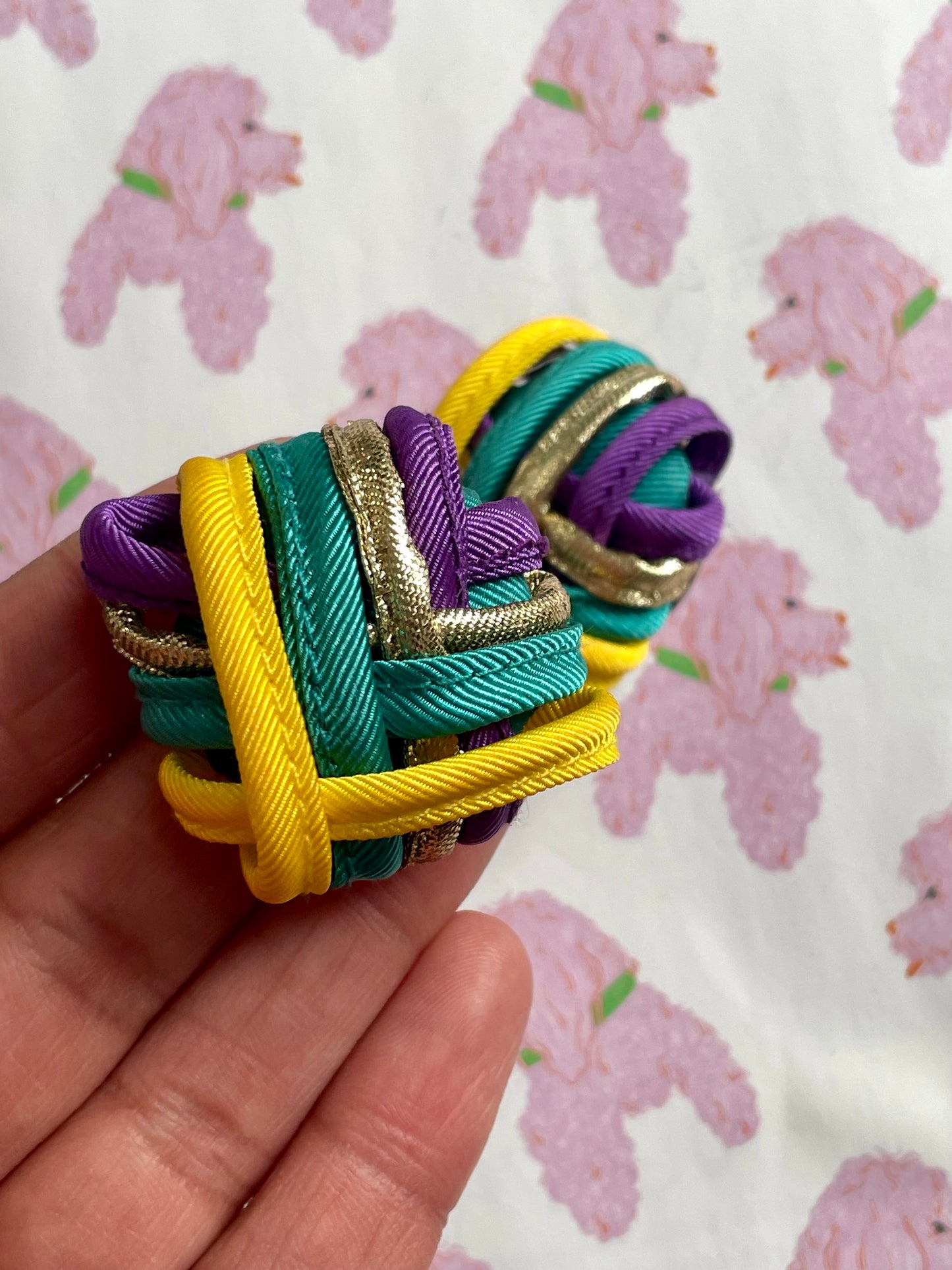 Vintage multicolor party oorbellen