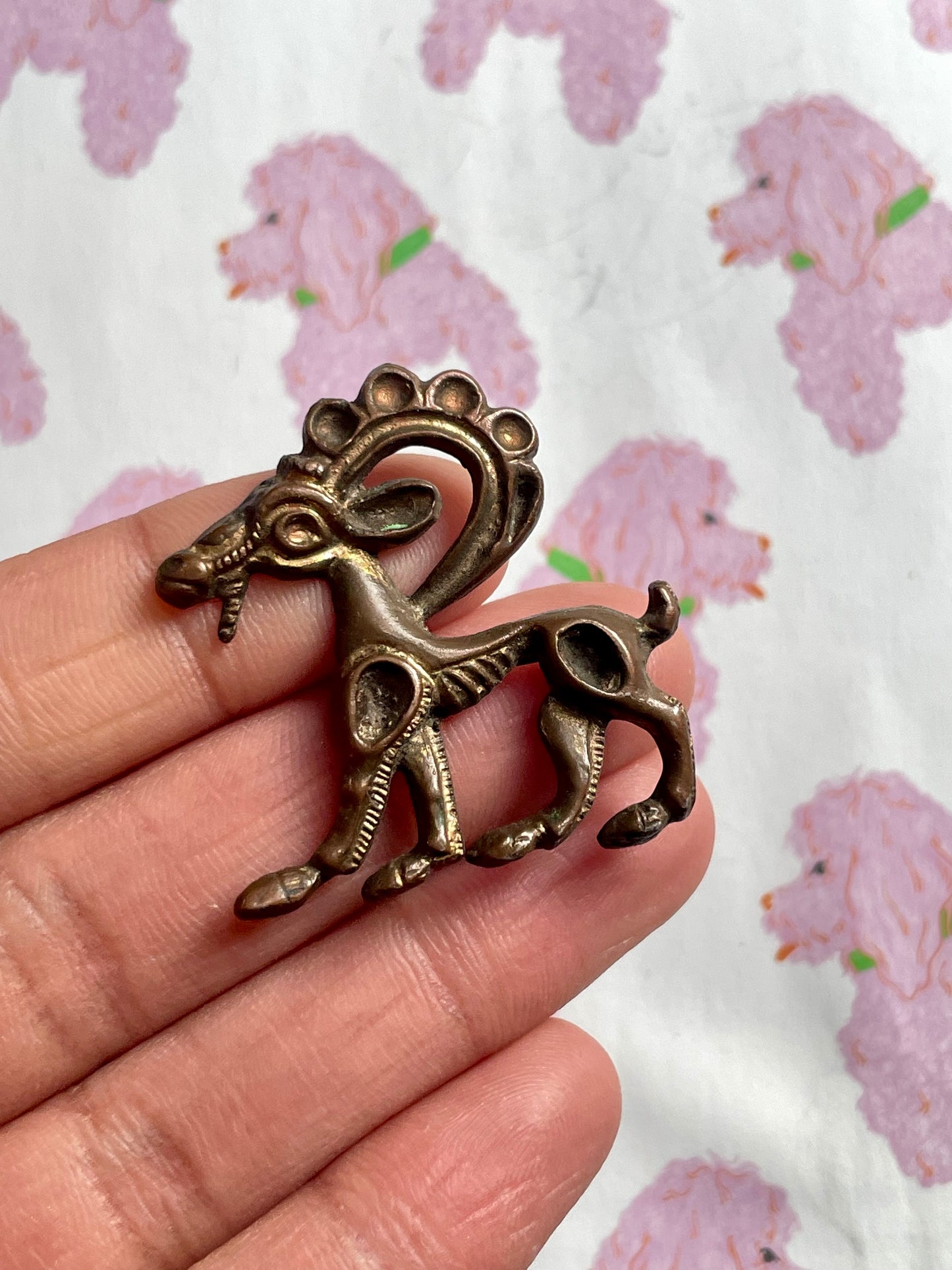 Steenbok broche