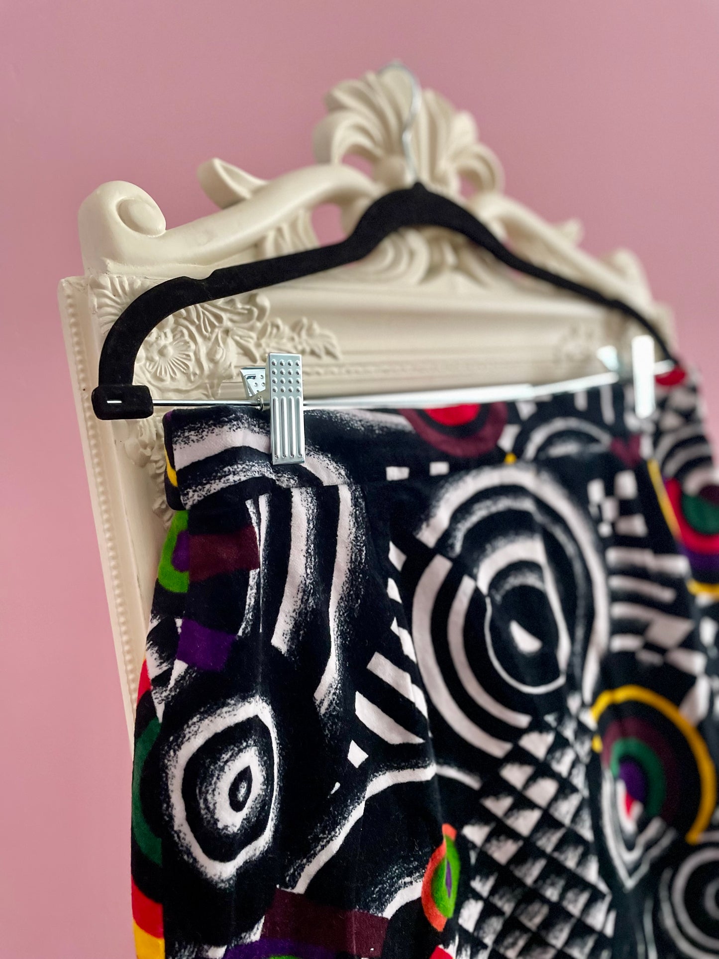 Vintage graphic print minirok