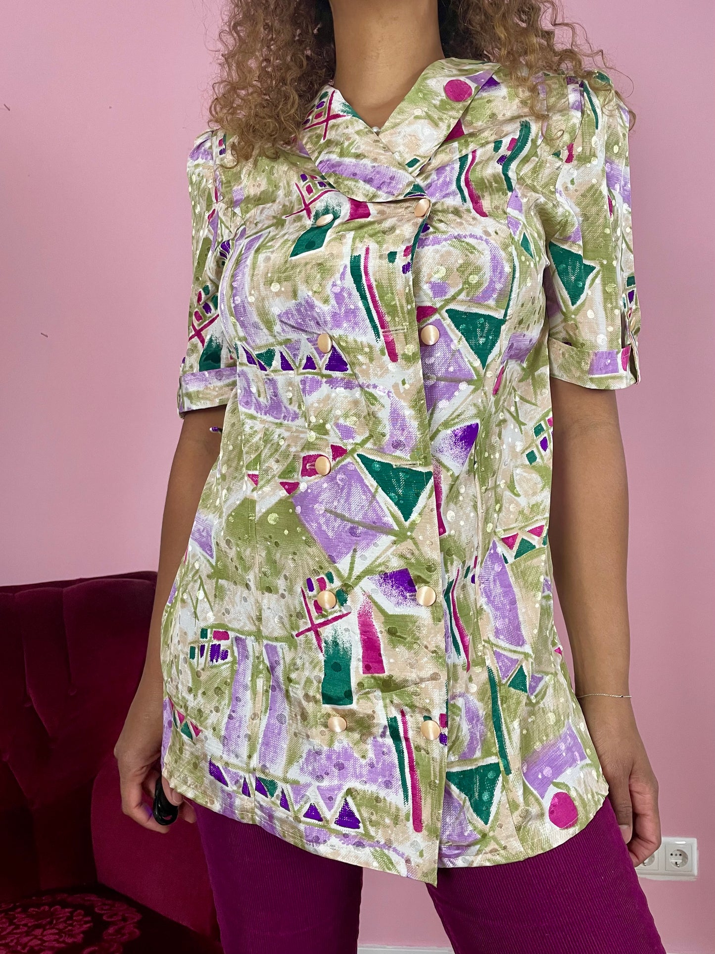 Vintage lange blouse