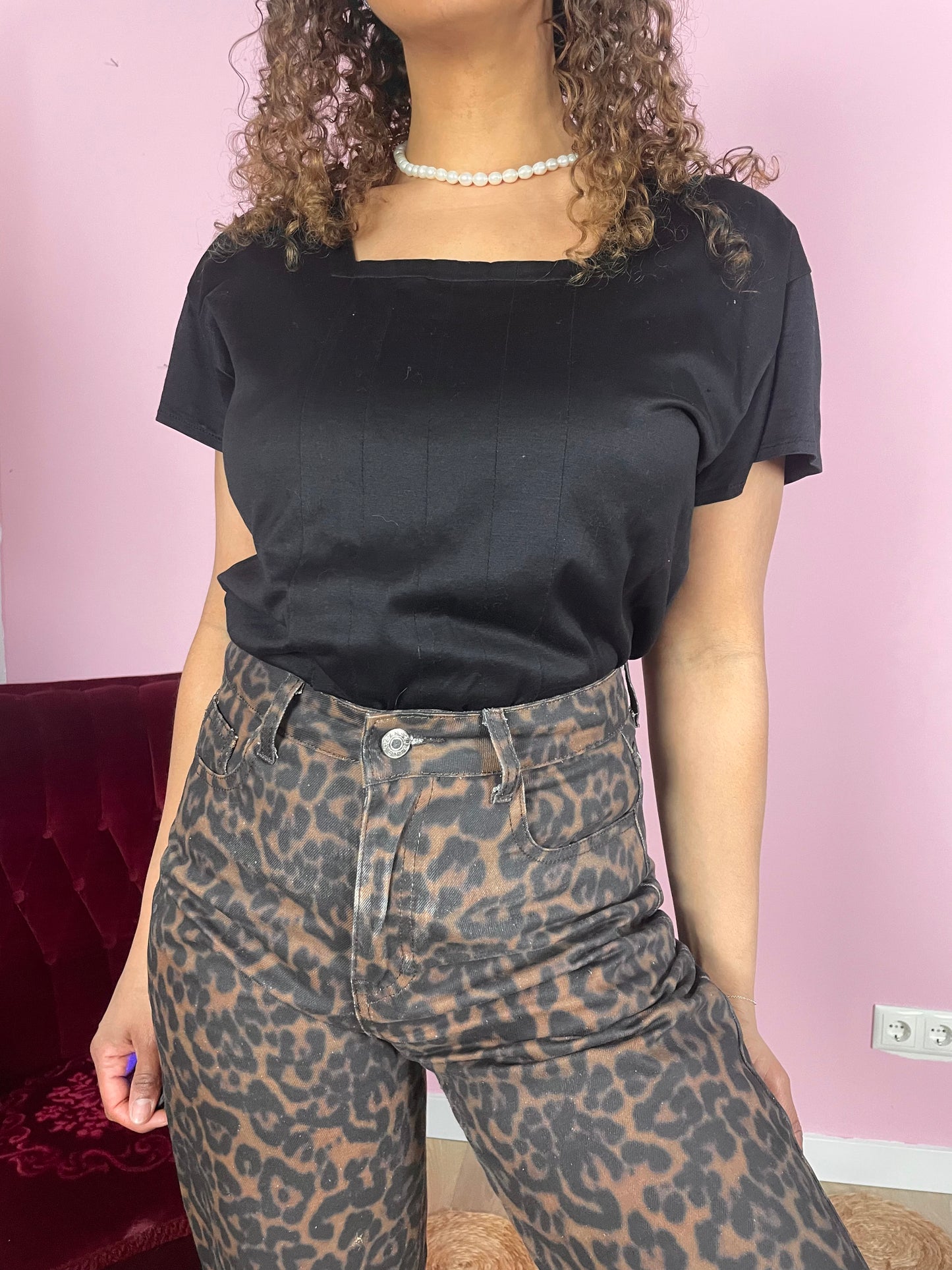 Vintage peplum Tee