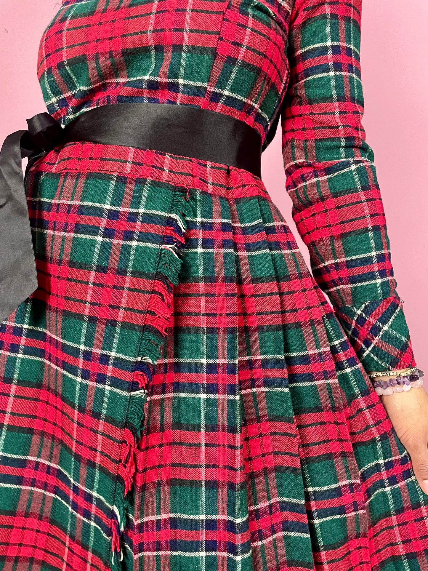Vintage tartan jurk
