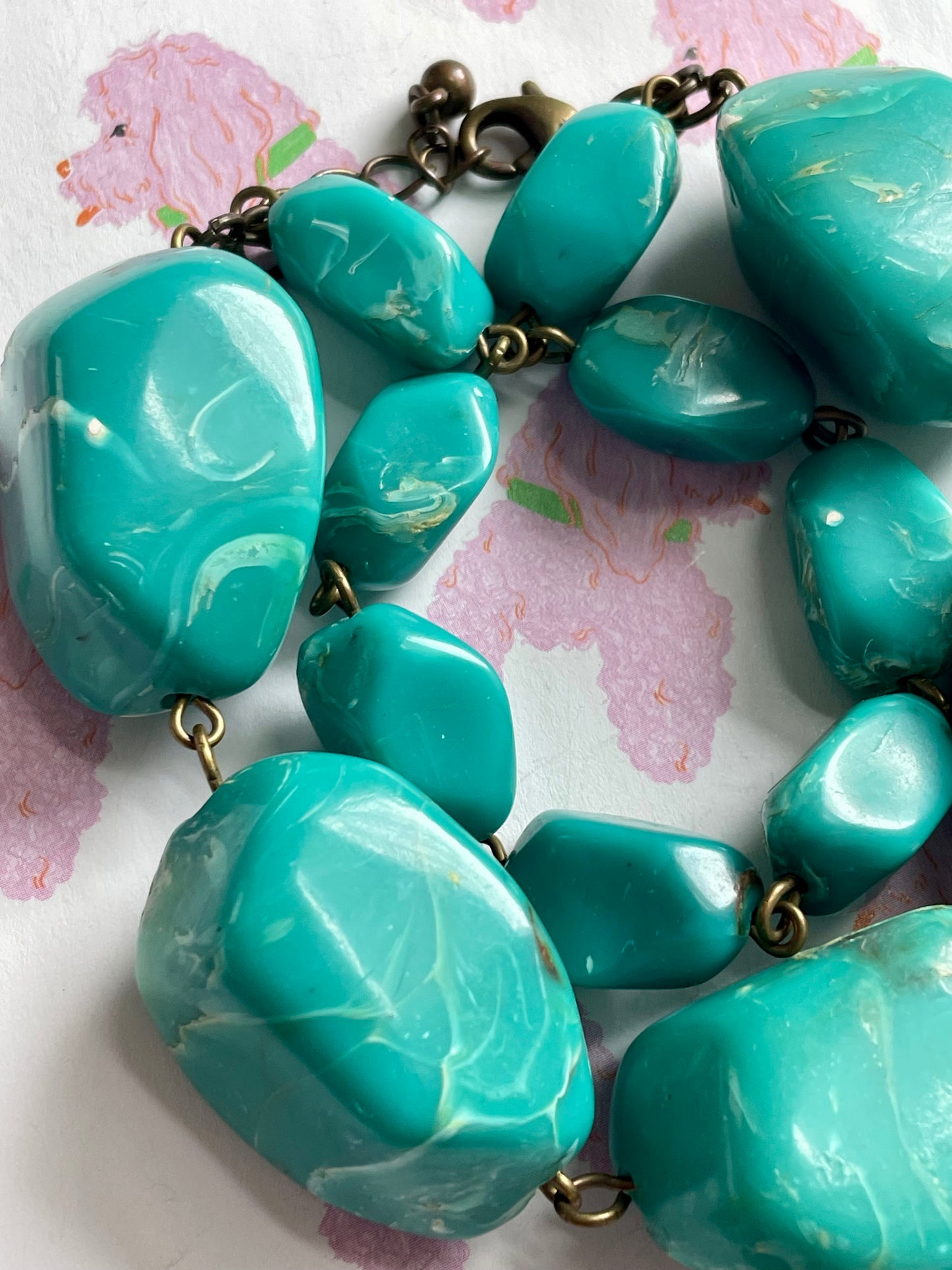 Turquoise statement armband