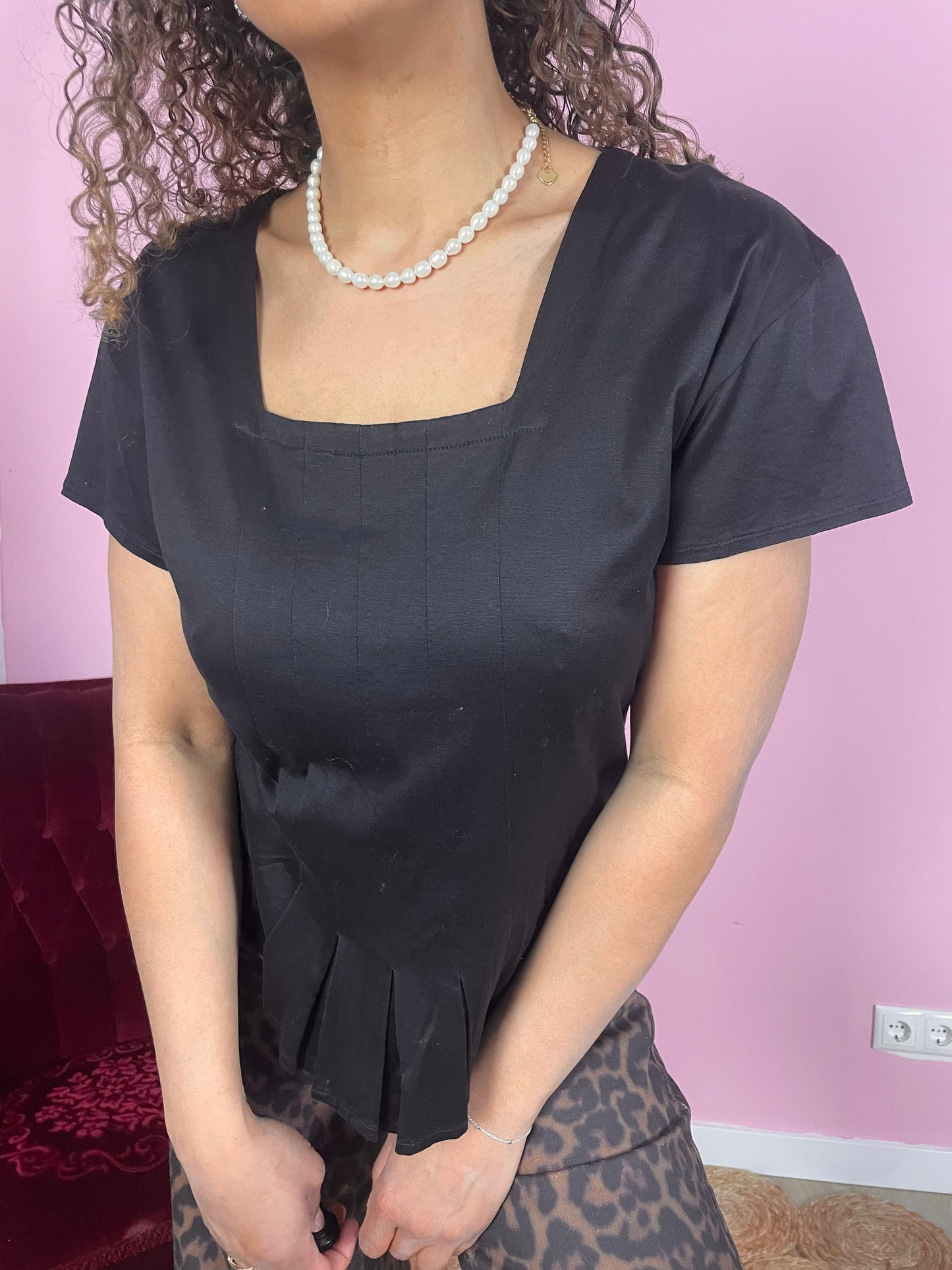 Vintage peplum Tee