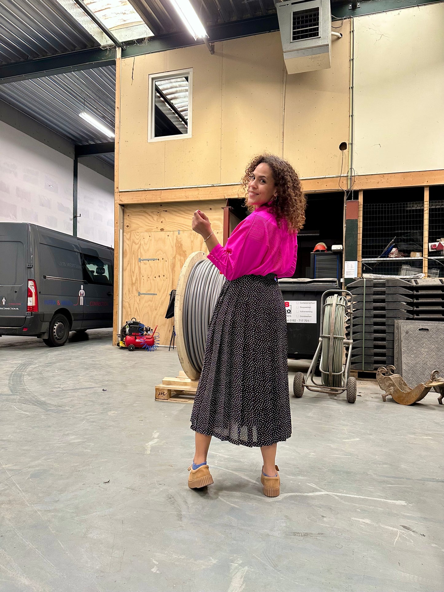 Vintage Betty Barclay midi-rok - XL/XXL