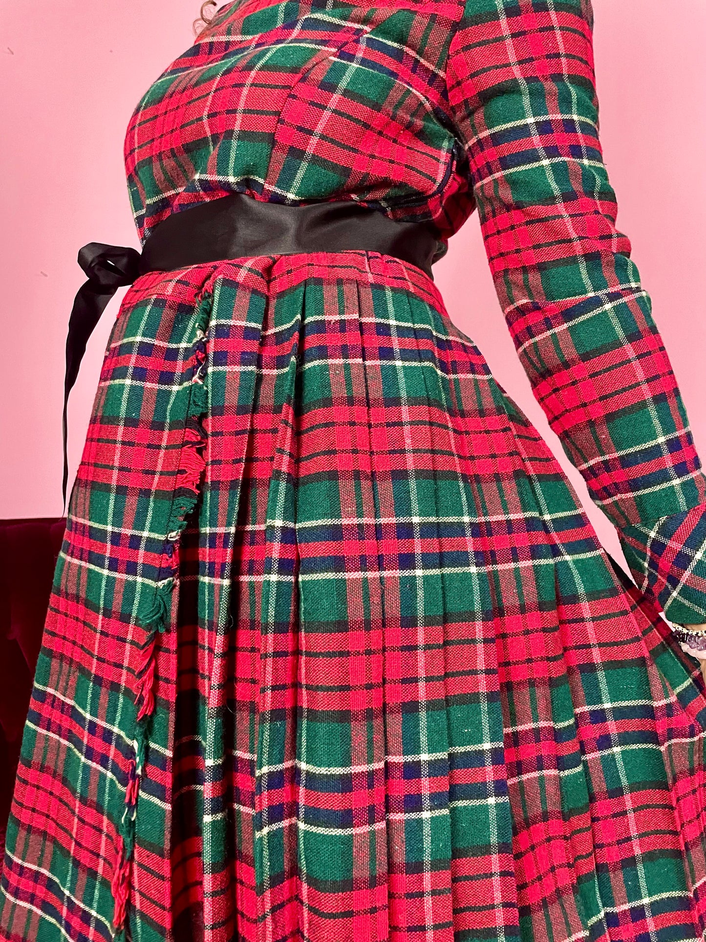 Vintage tartan jurk
