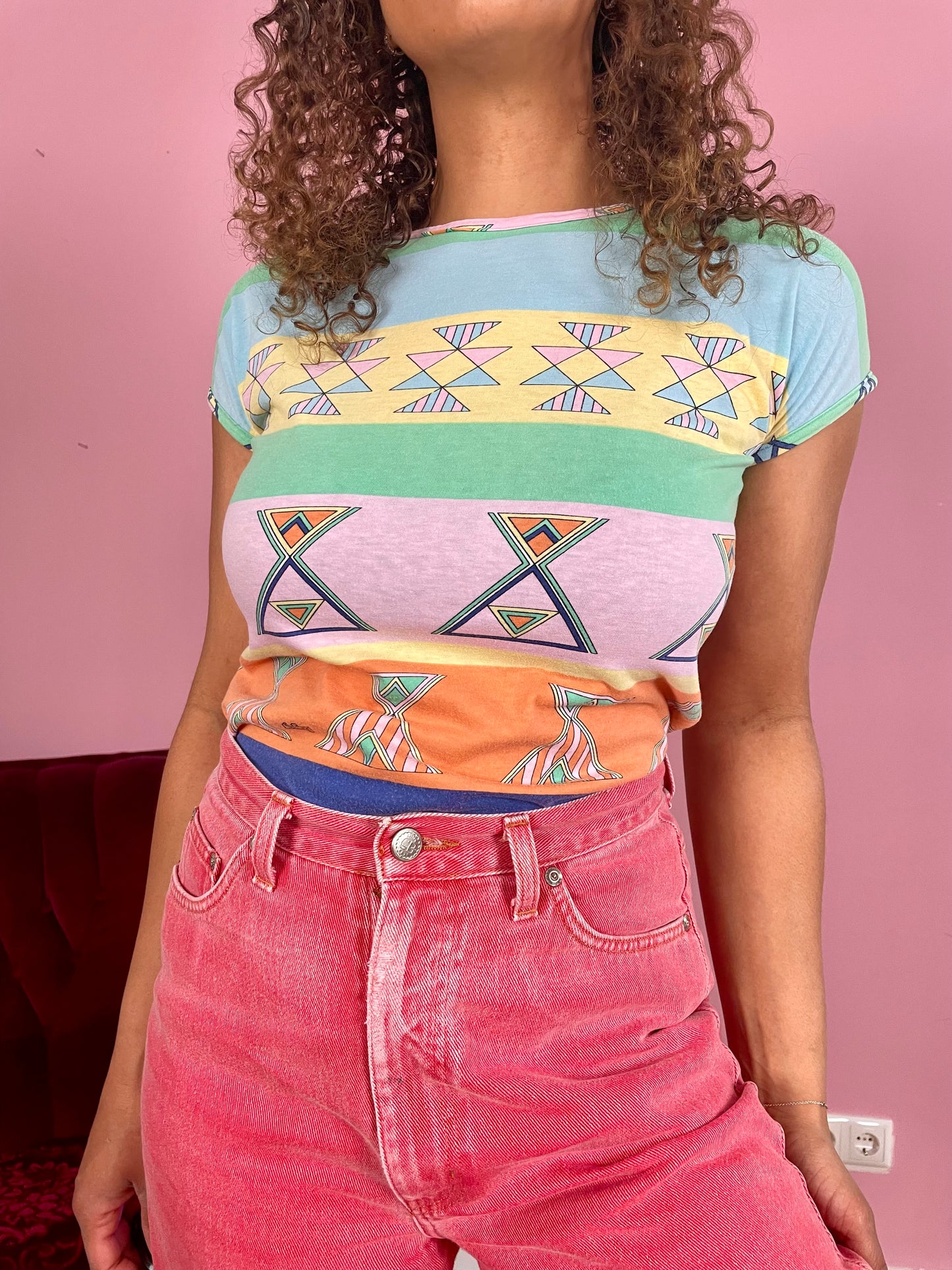 Vintage small-size pastel Tee