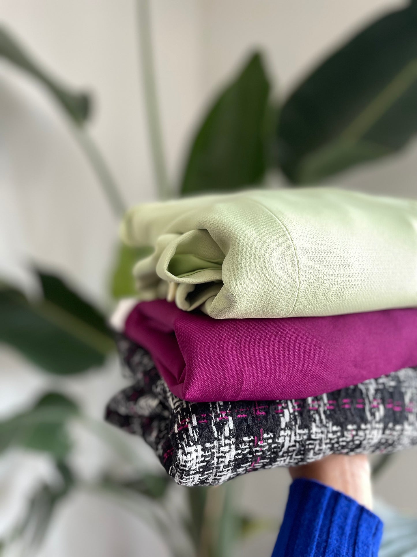 Vintage violet paarse blazer