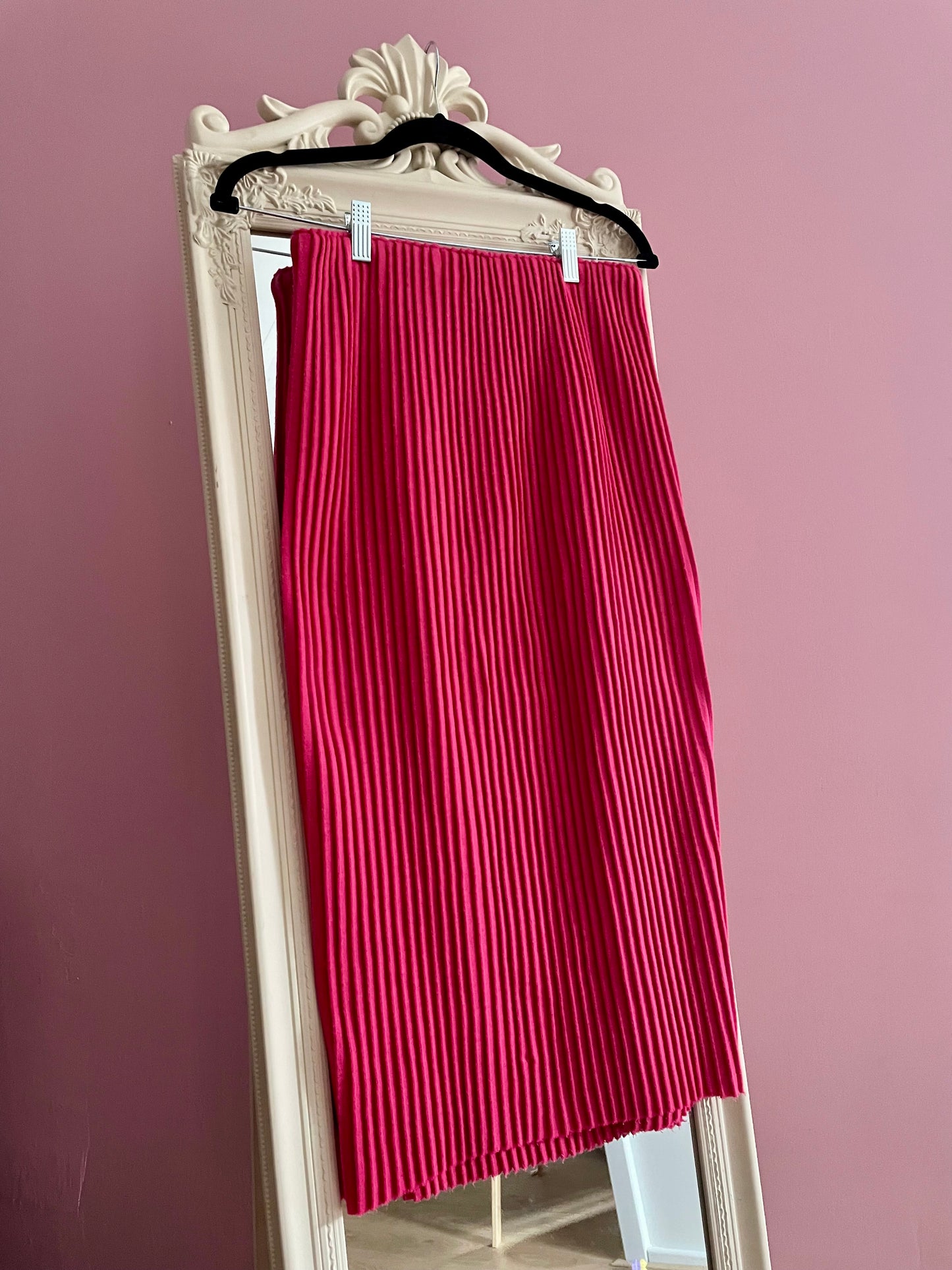 Vintage fuchsia pencil-rok