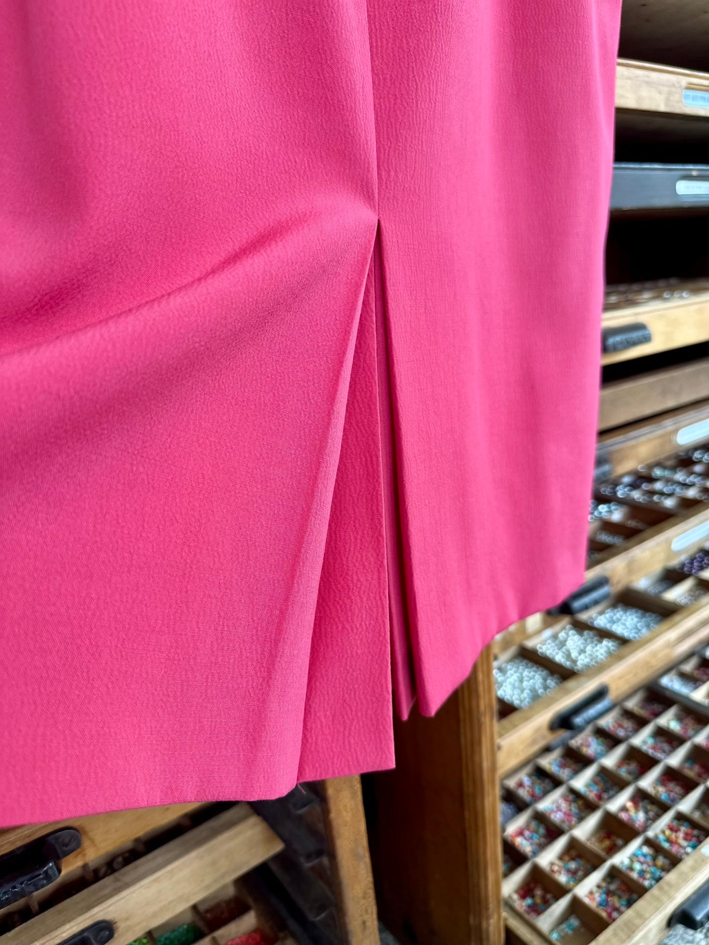 Vintage knalroze rok