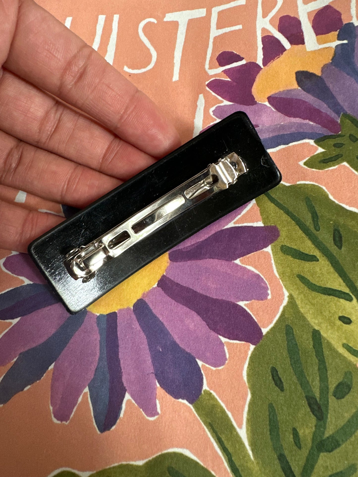 Vintage haarspeld met bloemen