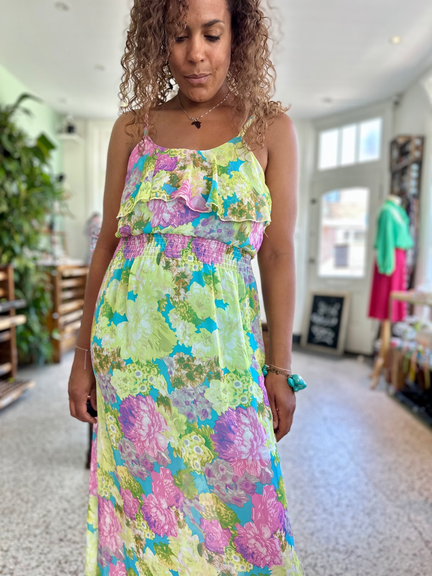 Vintage wedding guest jurk