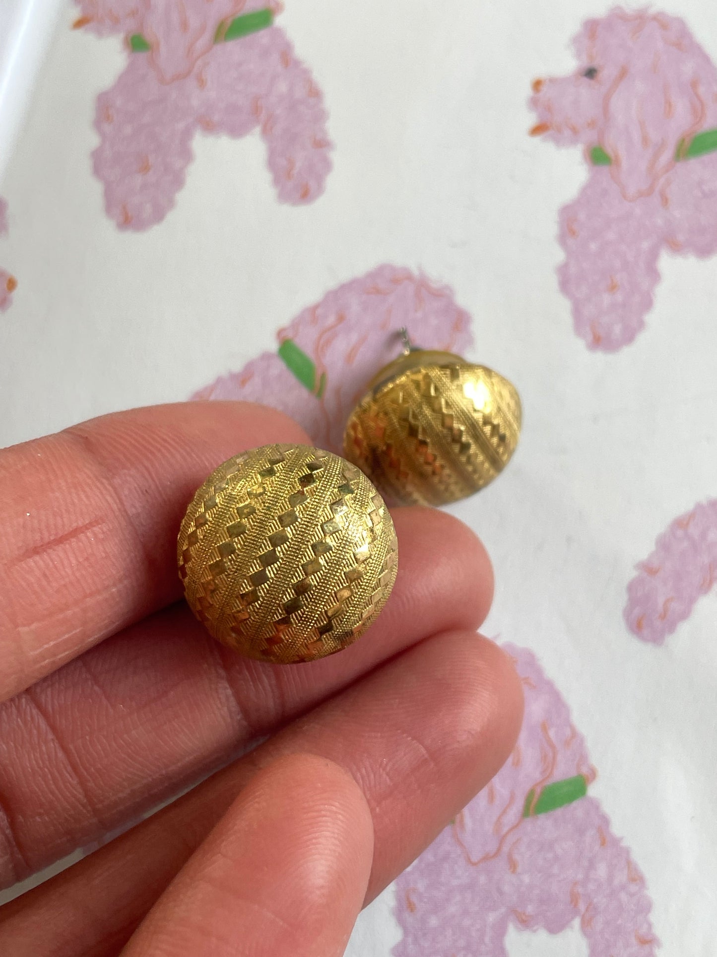 Vintage gouden stekers