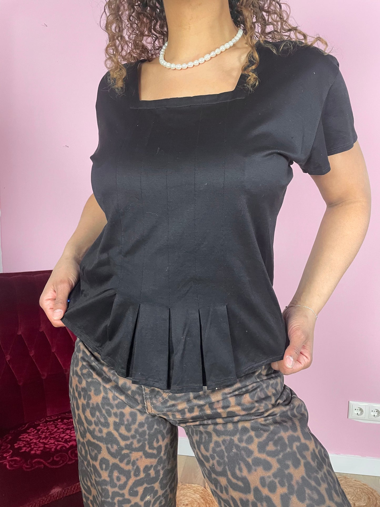 Vintage peplum Tee
