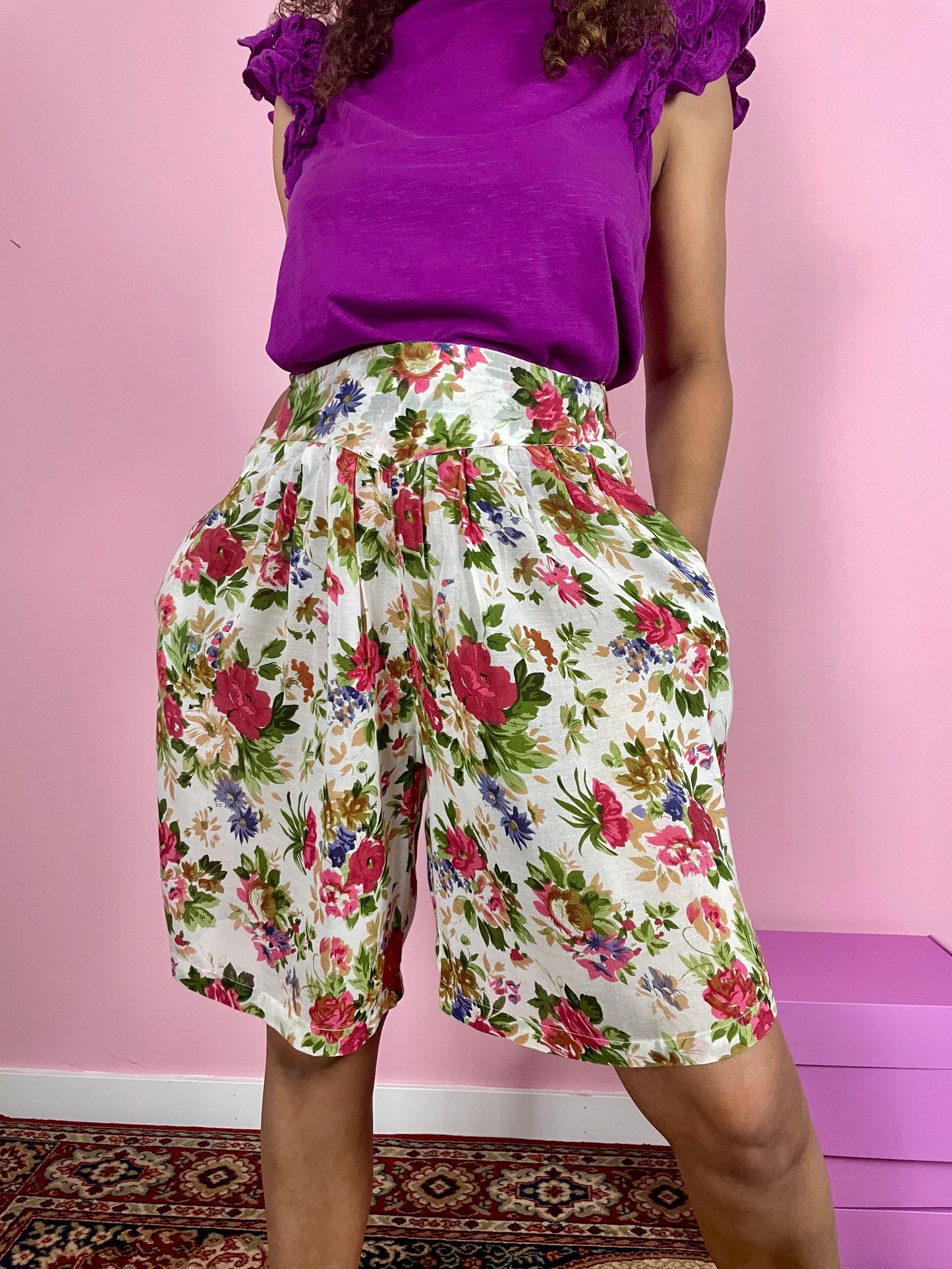 Vintage plus size bermuda