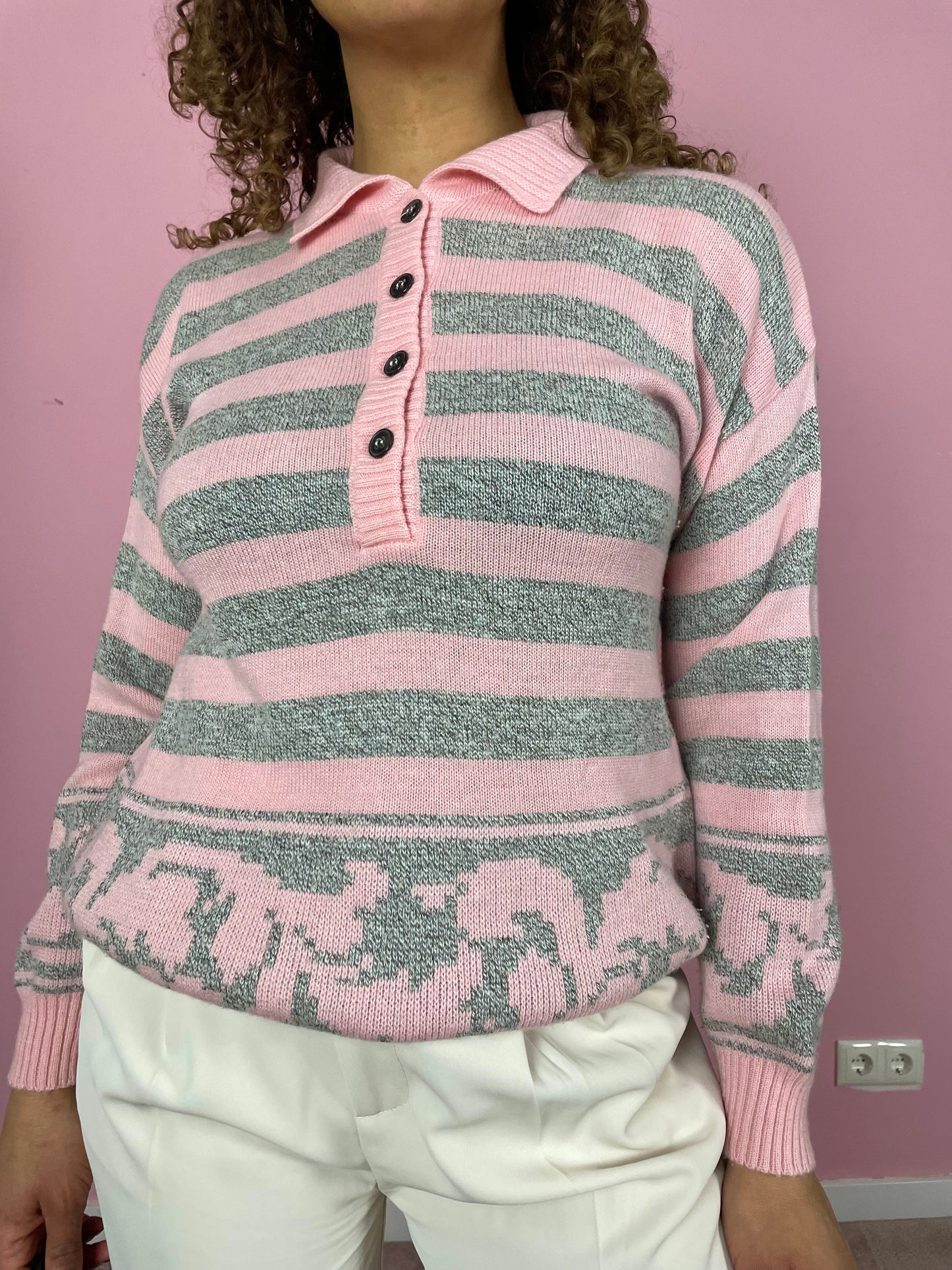 Vintage nineties striped sweater