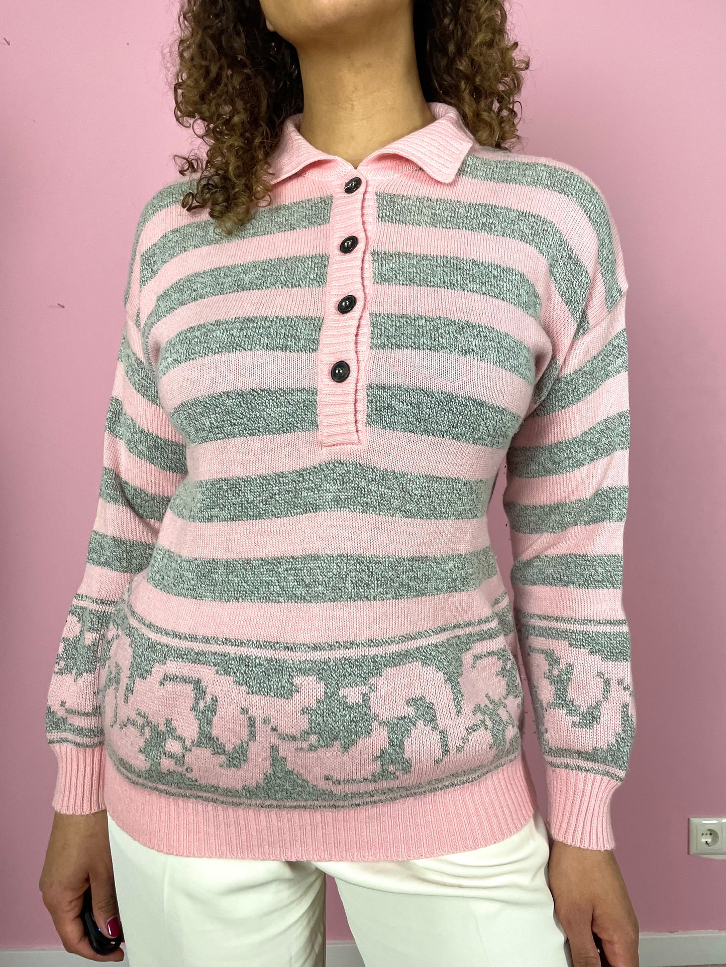 Vintage nineties striped sweater
