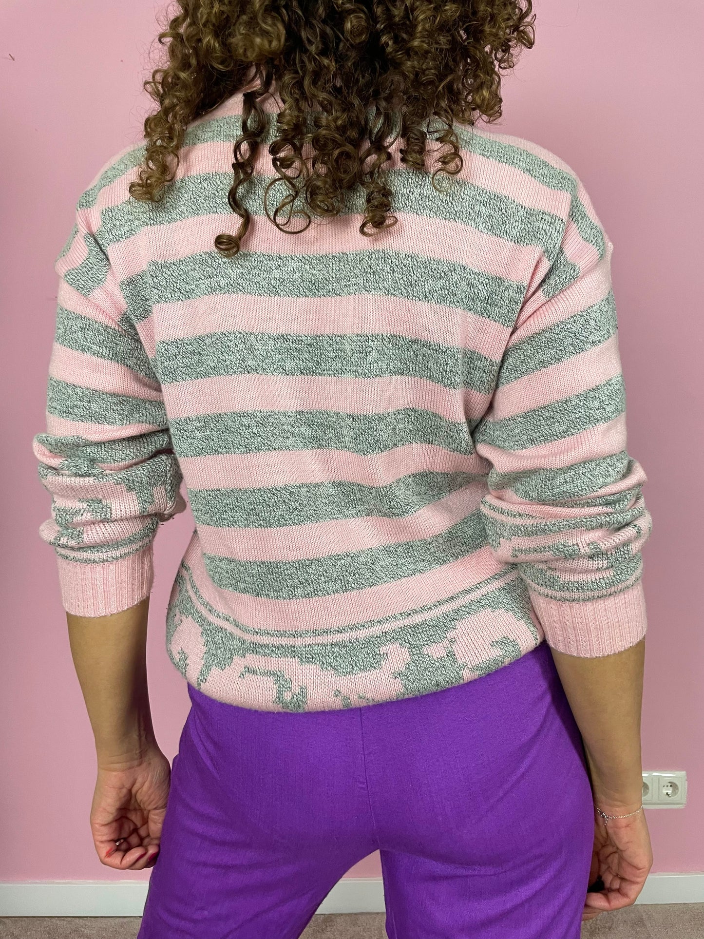 Vintage nineties striped sweater