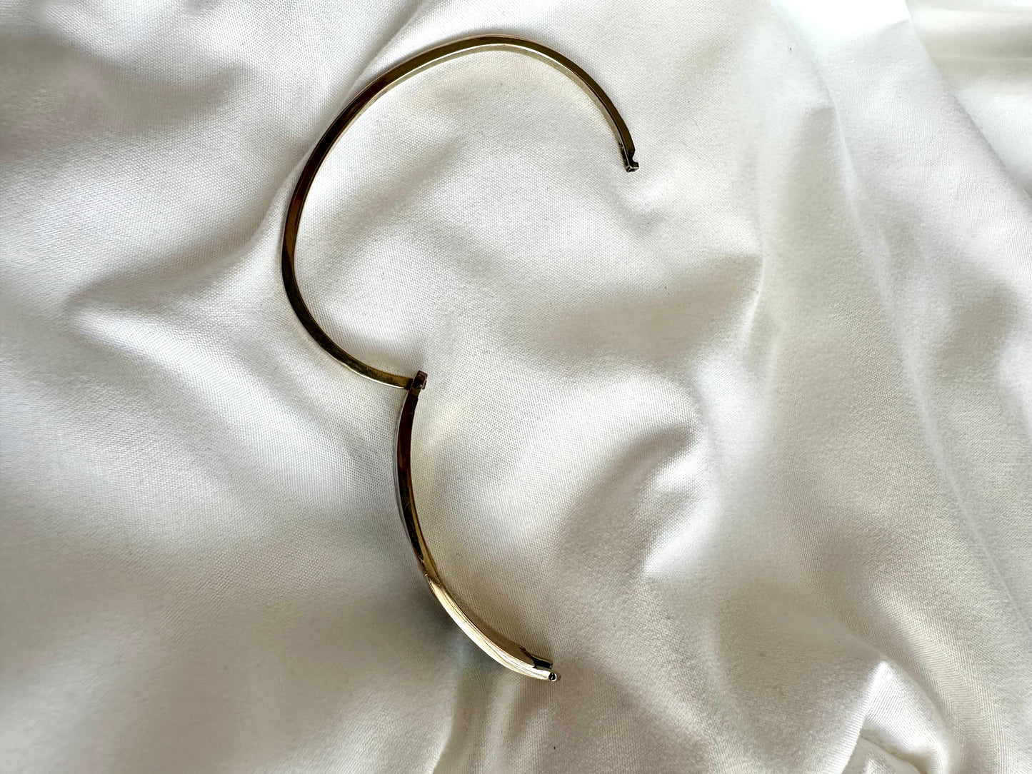 Vintage zulverkleurige mozaiek armband