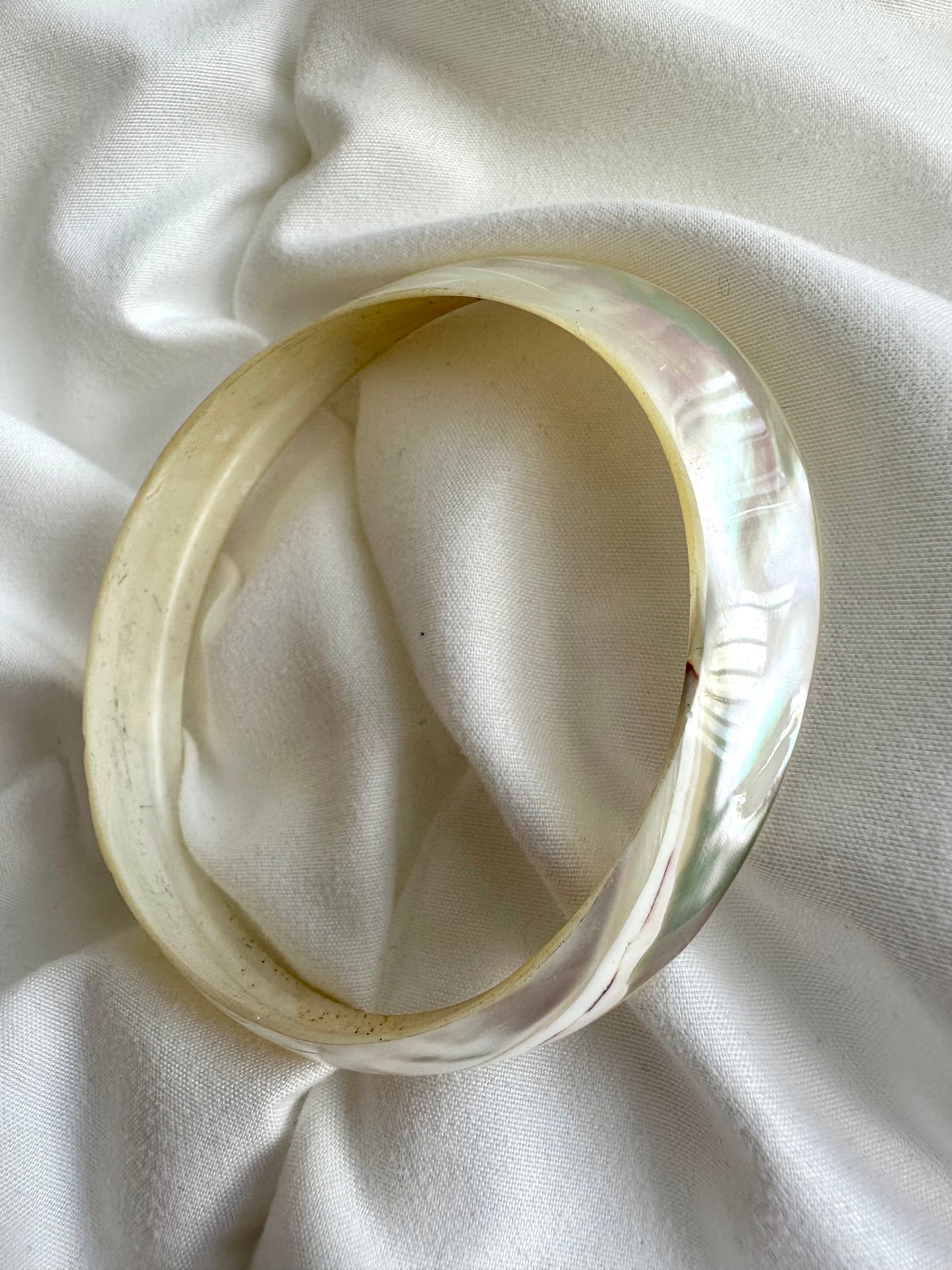 Vintage parelmoer bangle