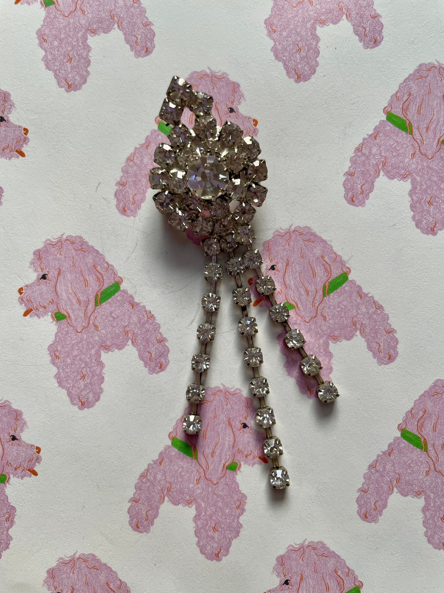 Broche met strass