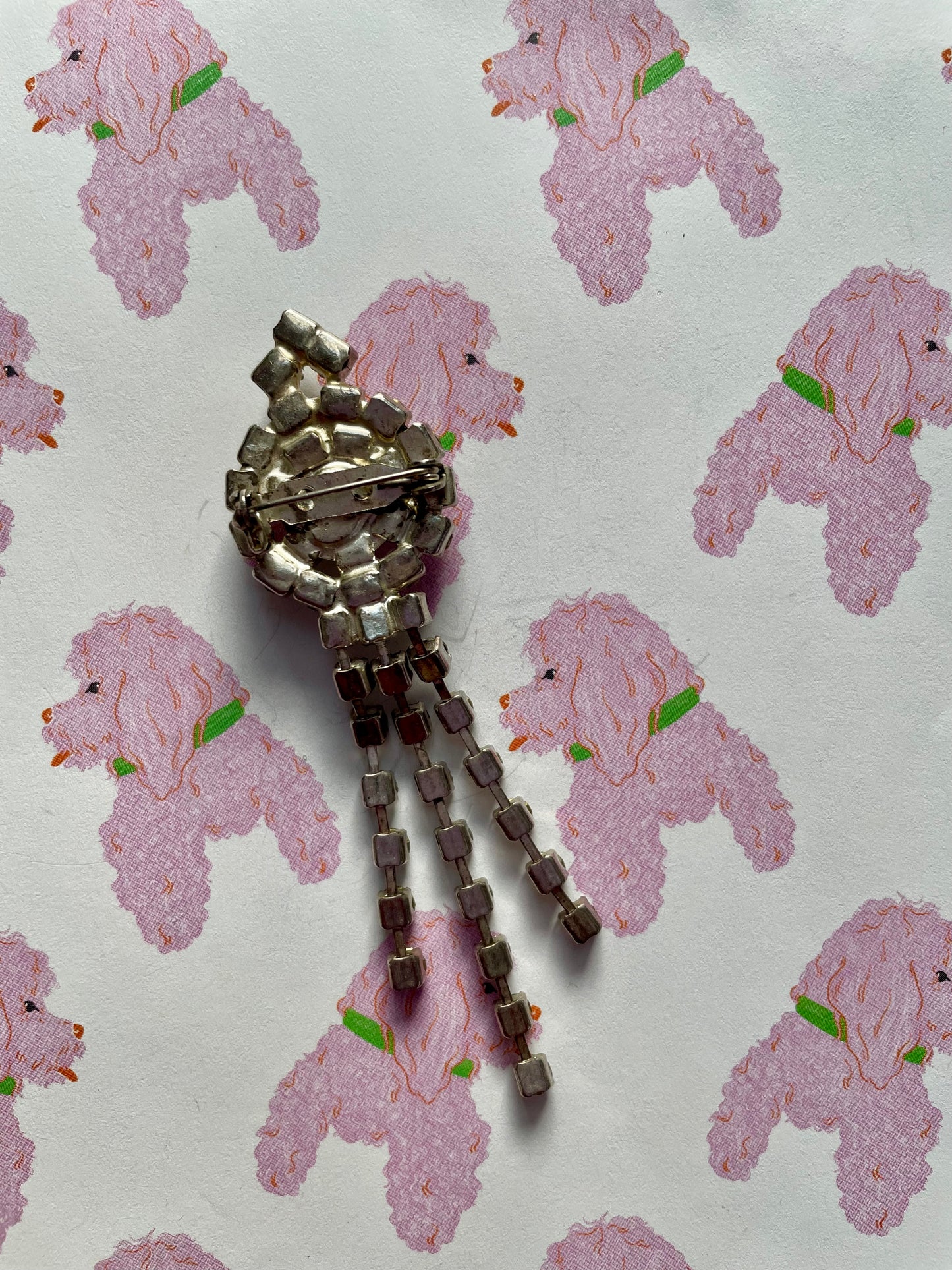 Broche met strass