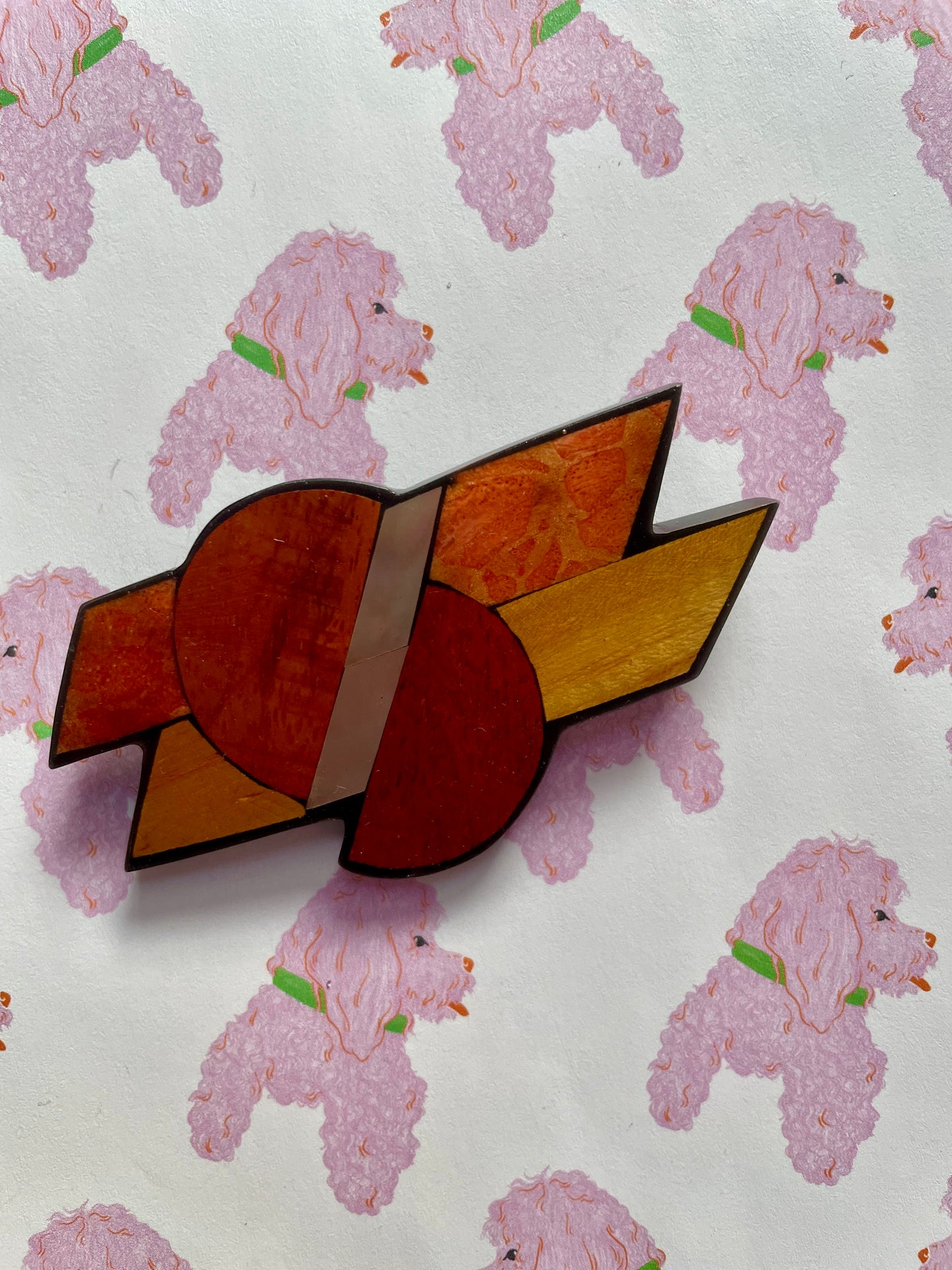 Vintage Tiffany-stijl broche