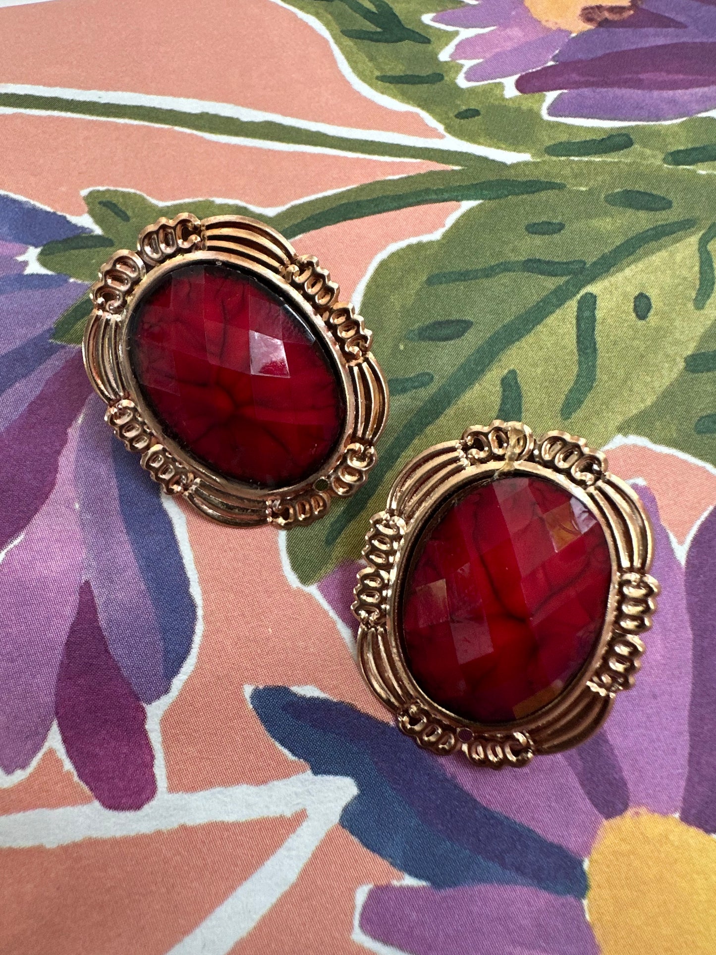 Vintage titanic-look-al-like oorbellen