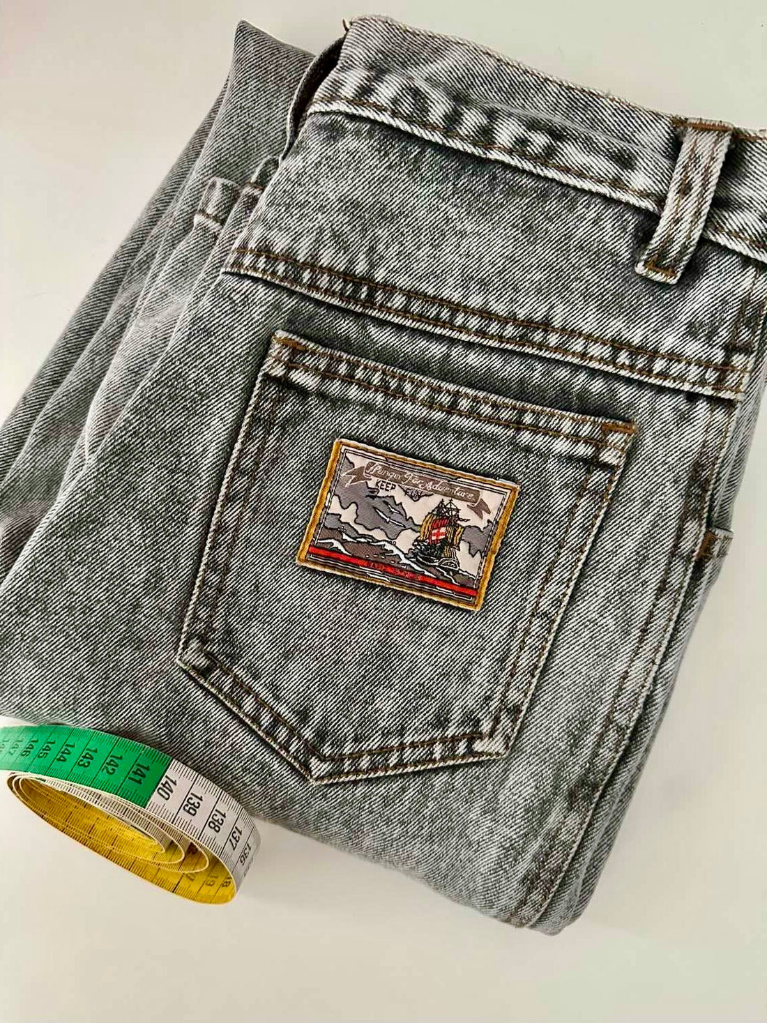Vintage jeans opmeten 