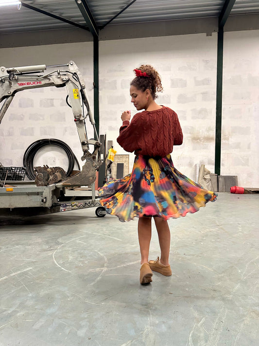 Vintage swing-plooirokje - S/M/L