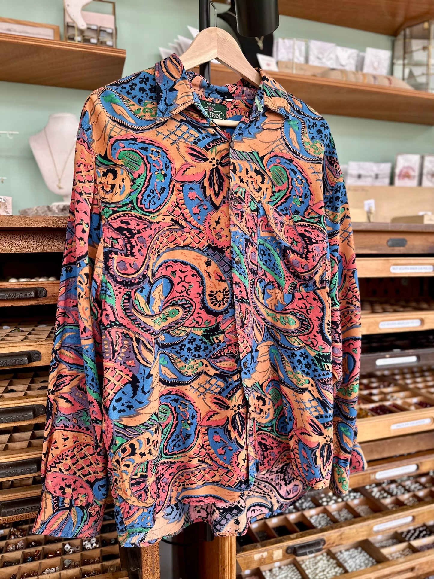 Vintage viscose blouse