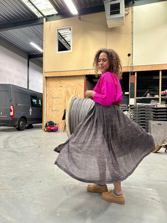 Vintage Betty Barclay midi-rok - XL/XXL