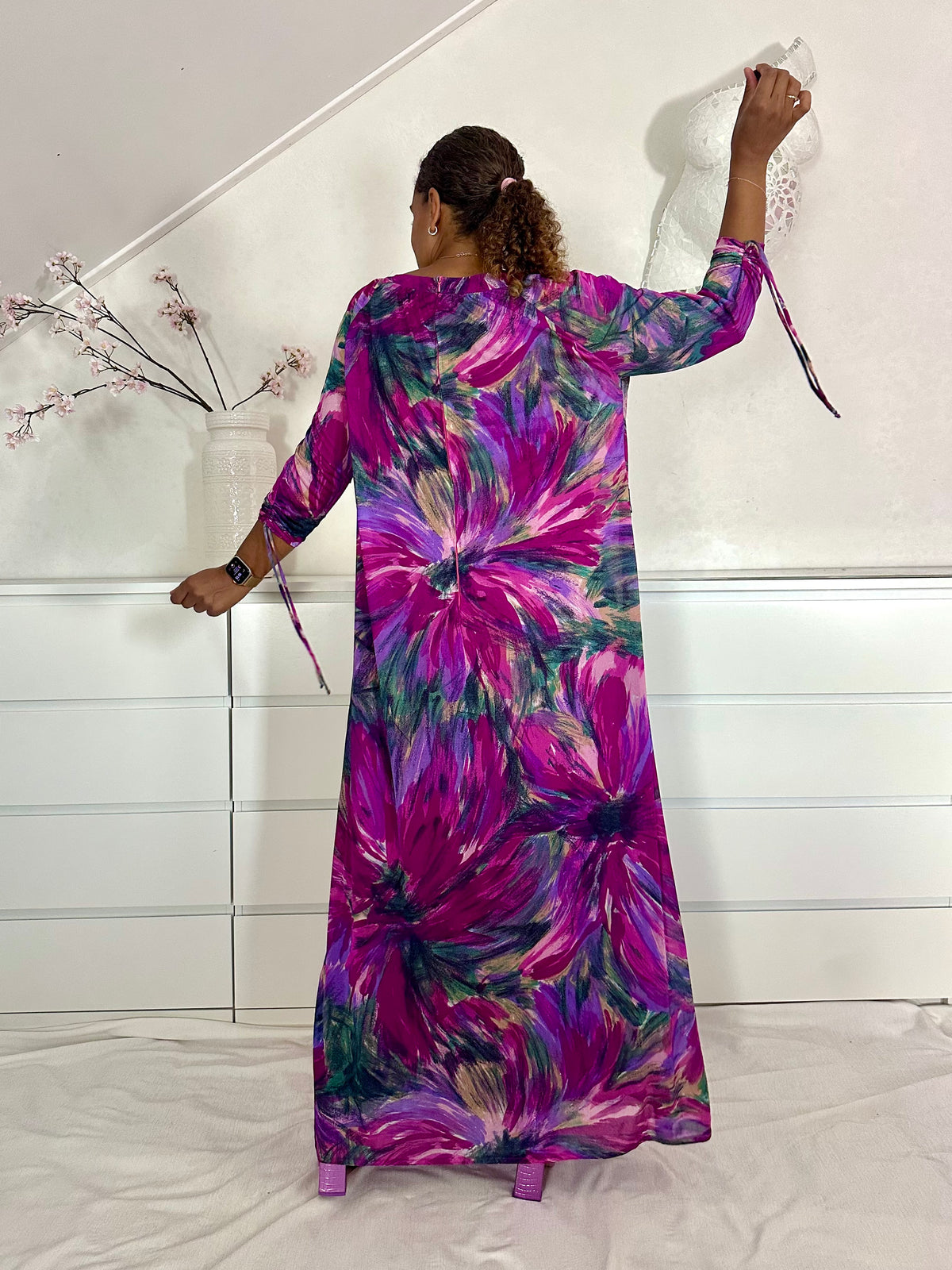 Vintage maxi-jurk uit de 70’s - M/L/XL