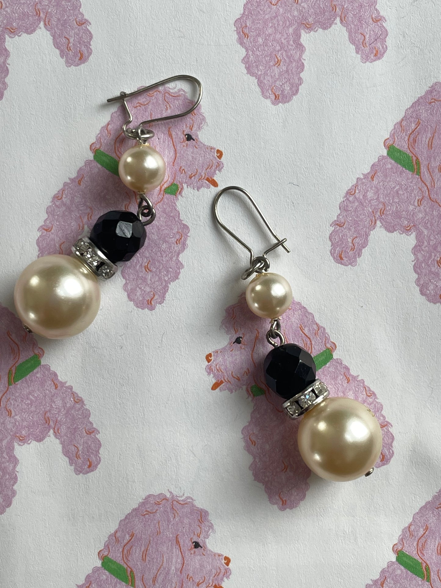 Faux parel hanger