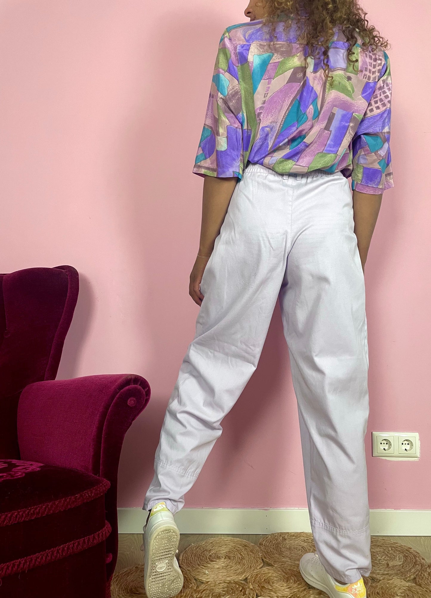 Vintage lila co-ord suit