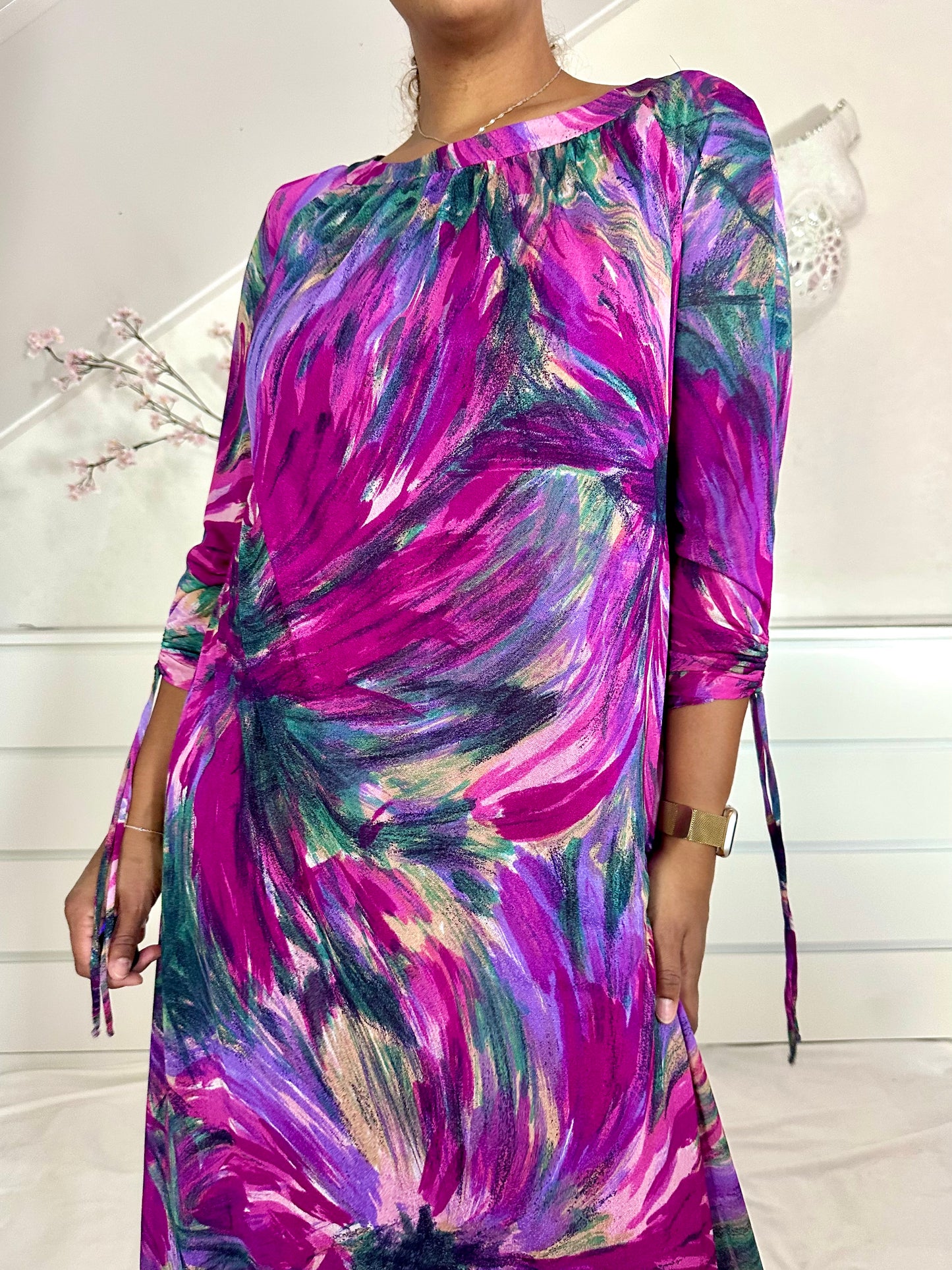 Vintage maxi-jurk uit de 70’s - M/L/XL