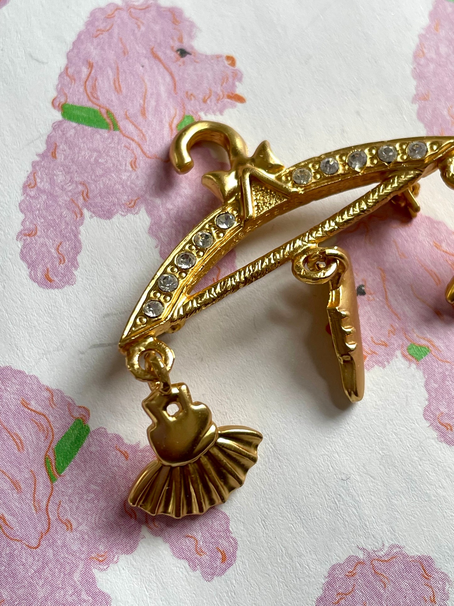 Ballet kledinghanger broche