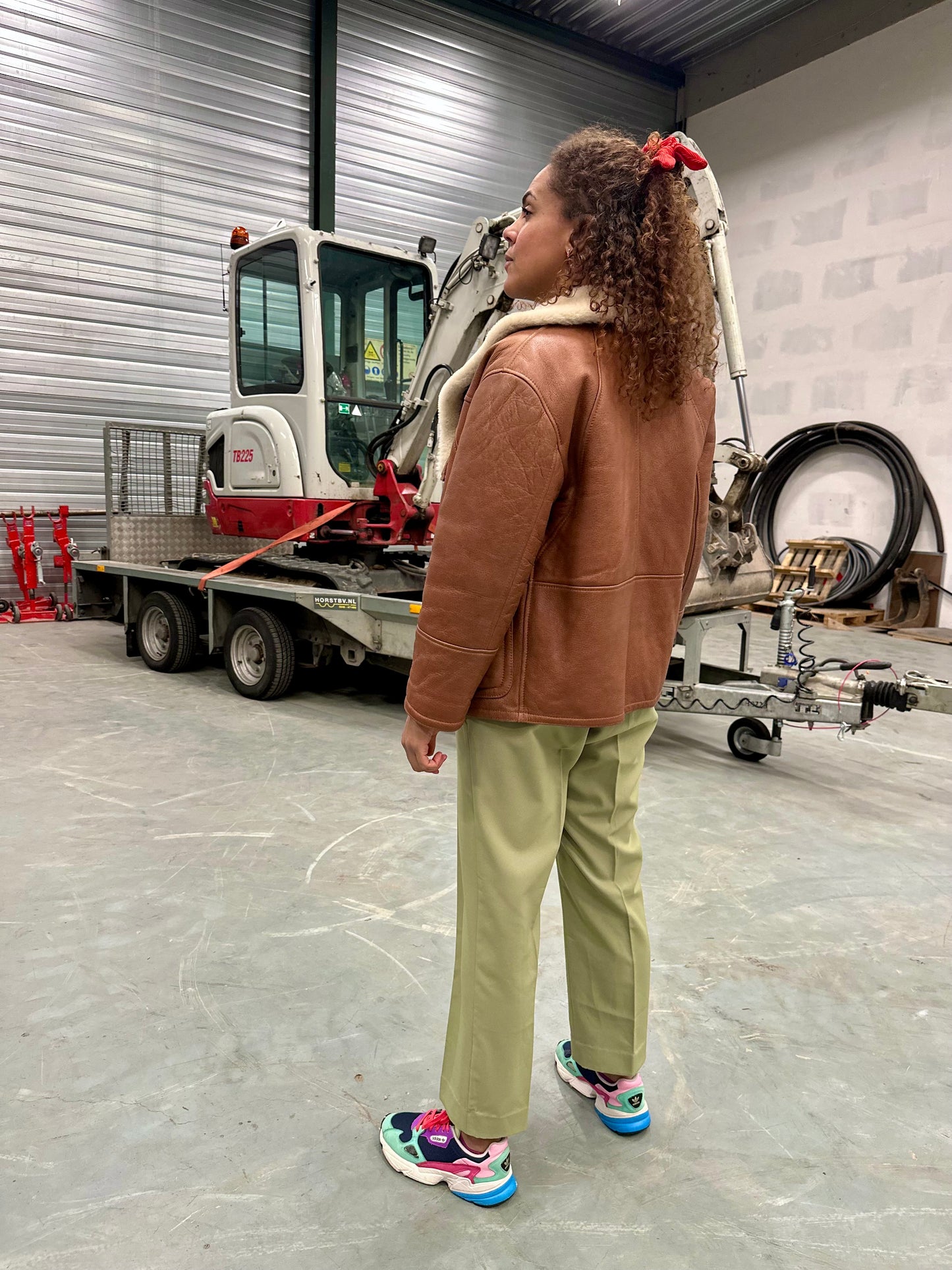 Vintage shearling lammy coat XS-S