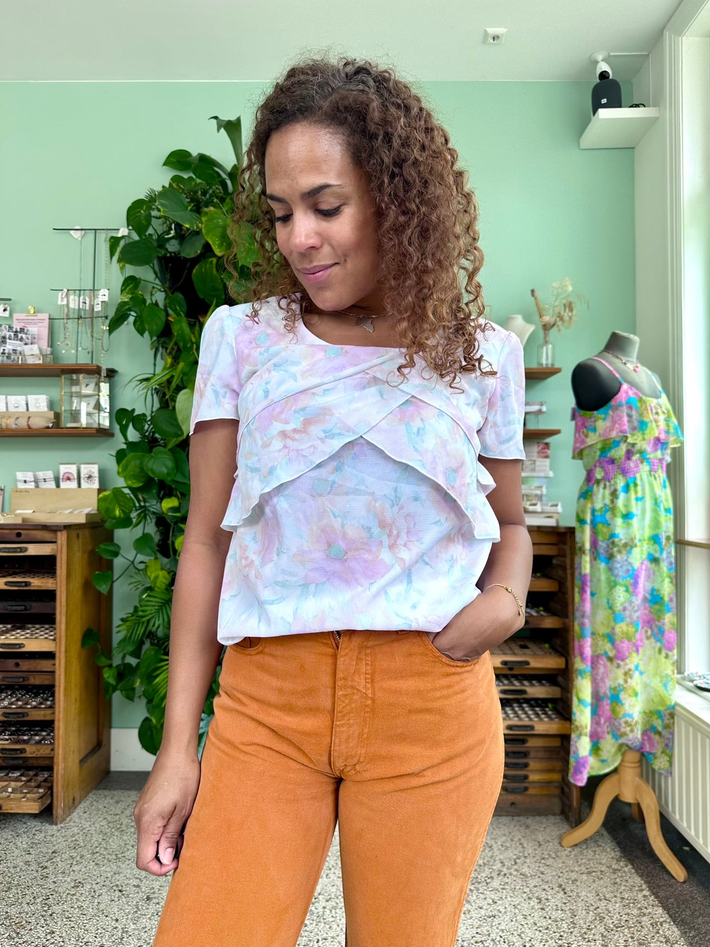 Vintage romantische top