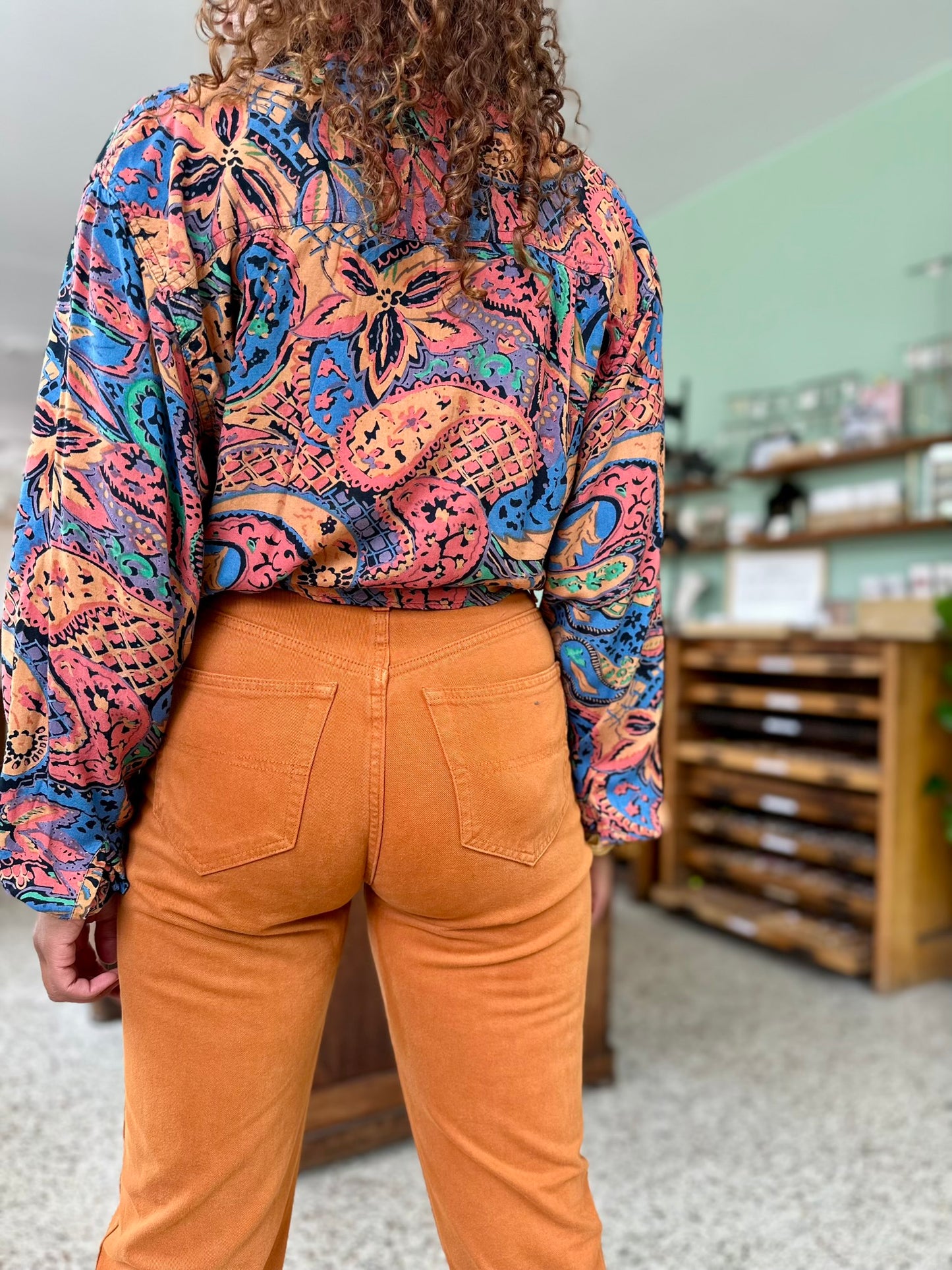 Vintage viscose blouse