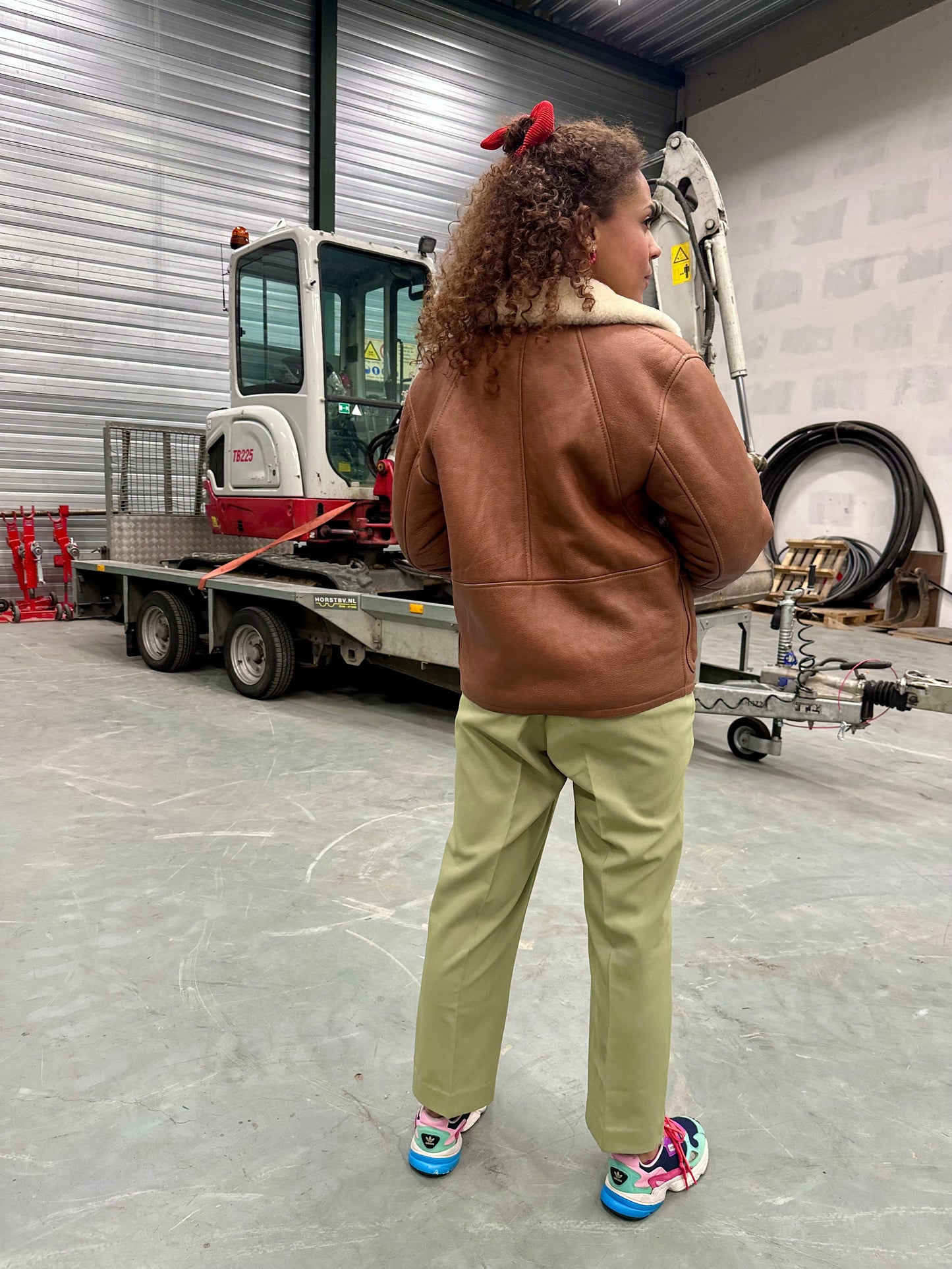 Vintage shearling lammy coat XS-S