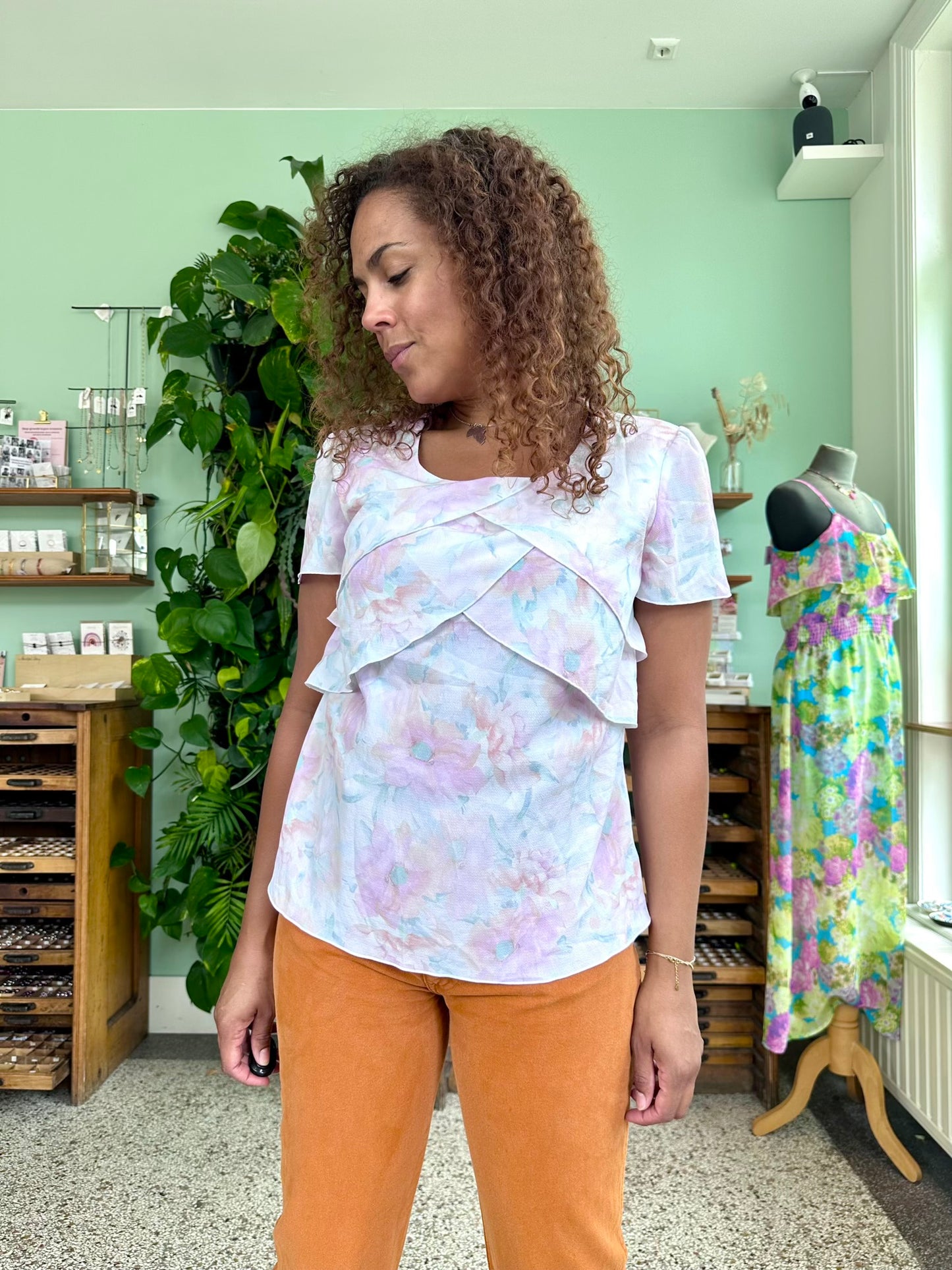 Vintage romantische top
