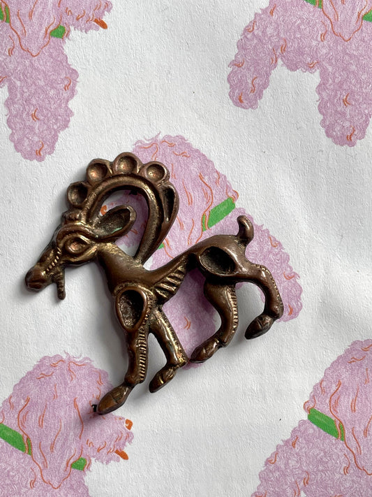 Steenbok broche
