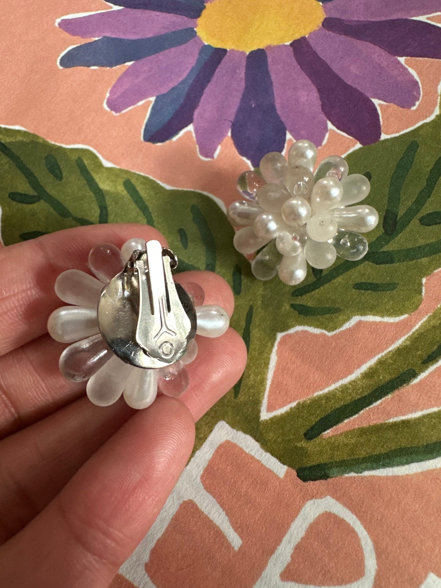 Vintage paux-parel clip-ons