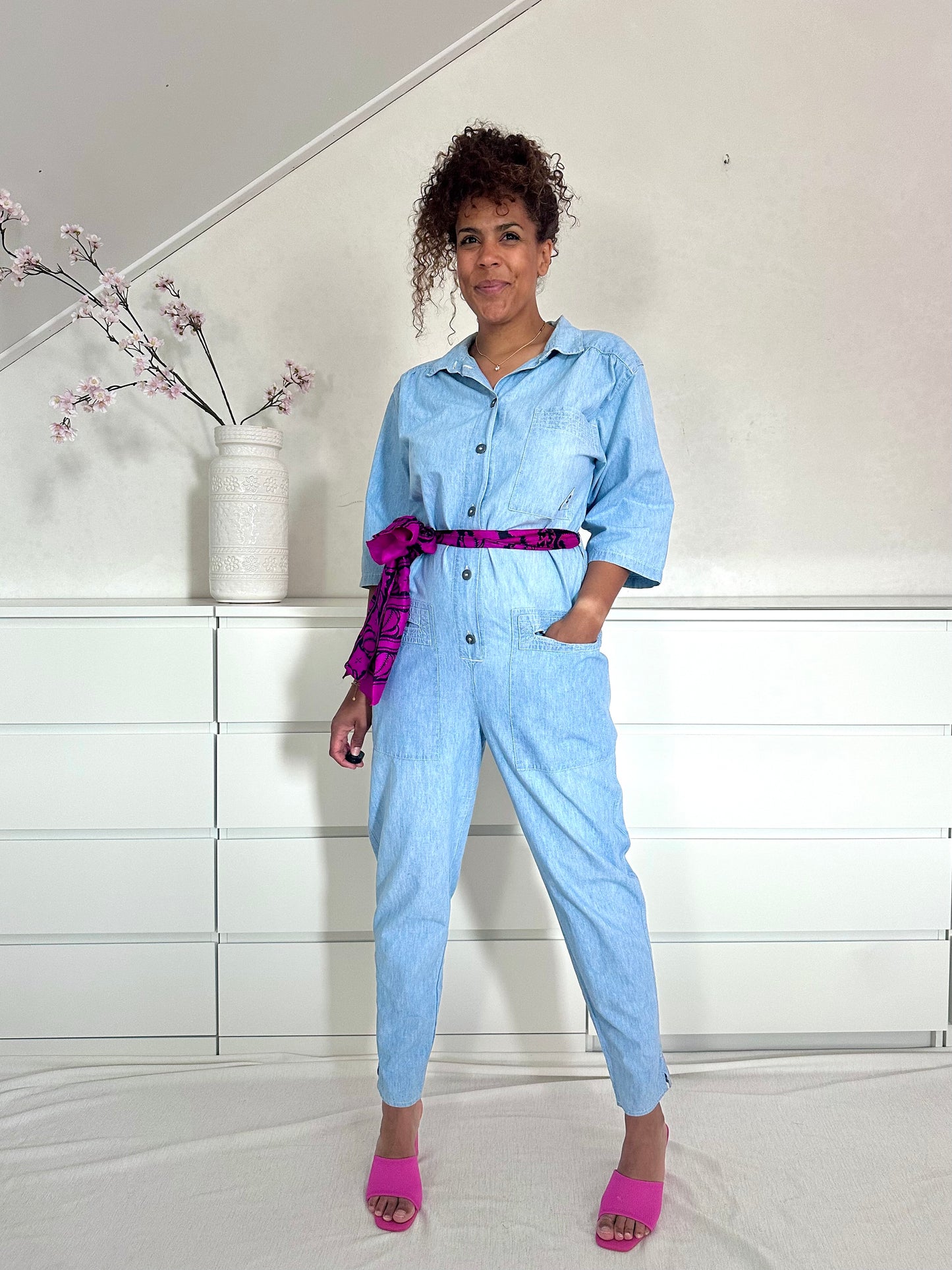 Vintage denim jumpsuit - L