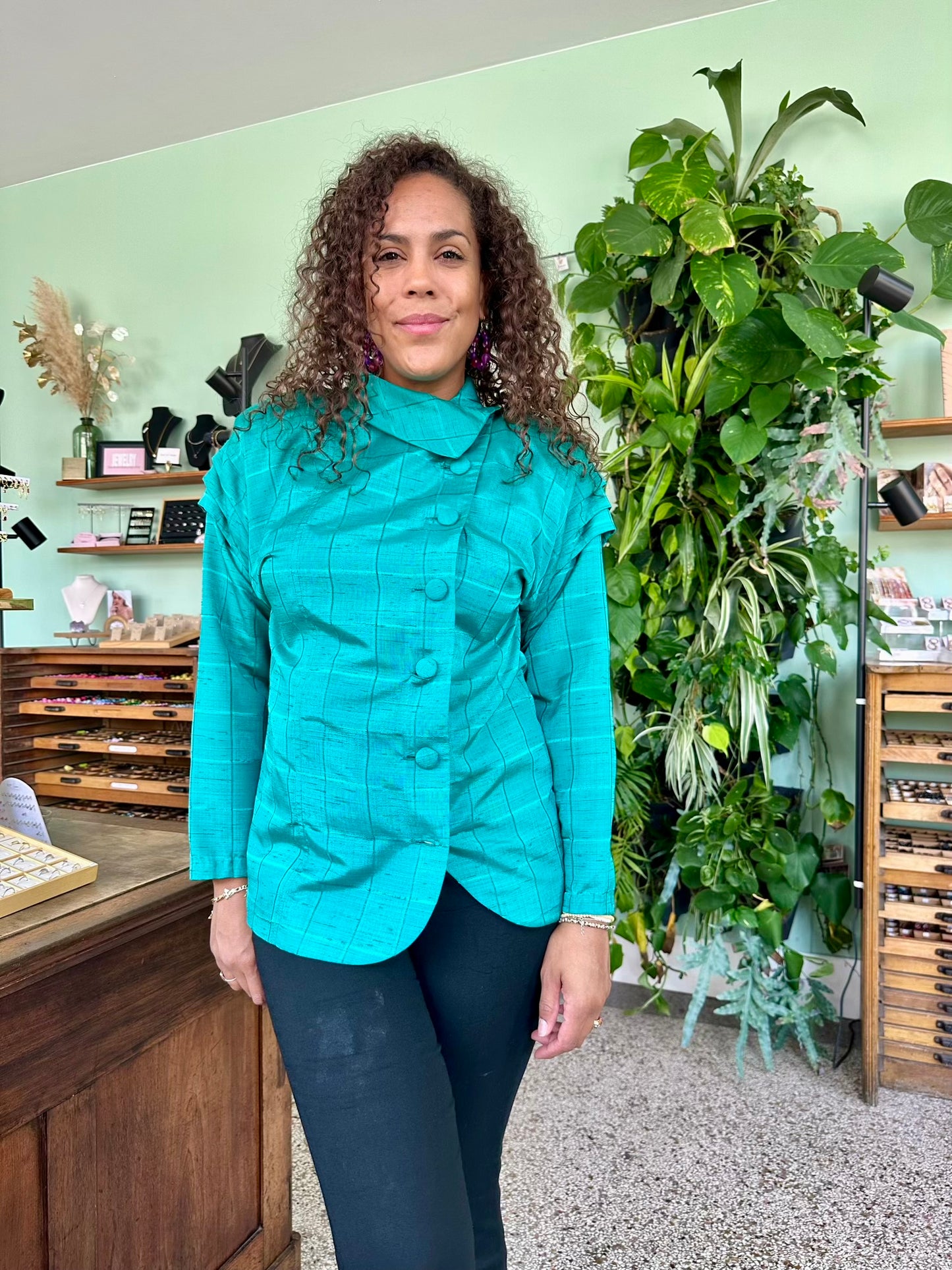 Vintage ultimate chique blouse L-XL
