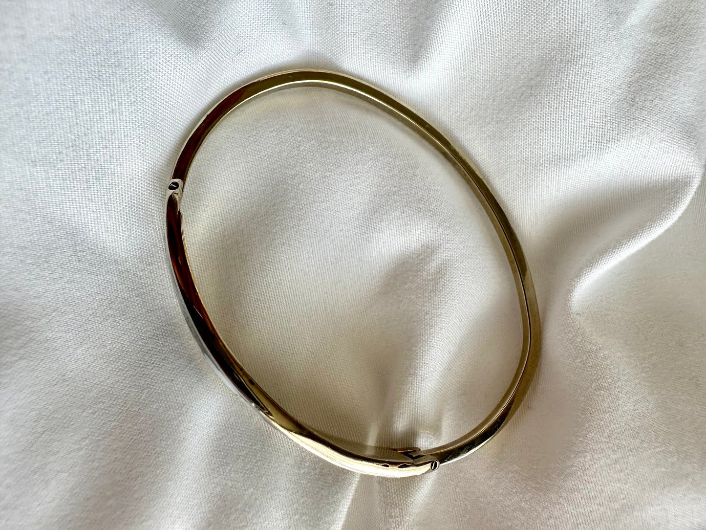 Vintage zulverkleurige mozaiek armband