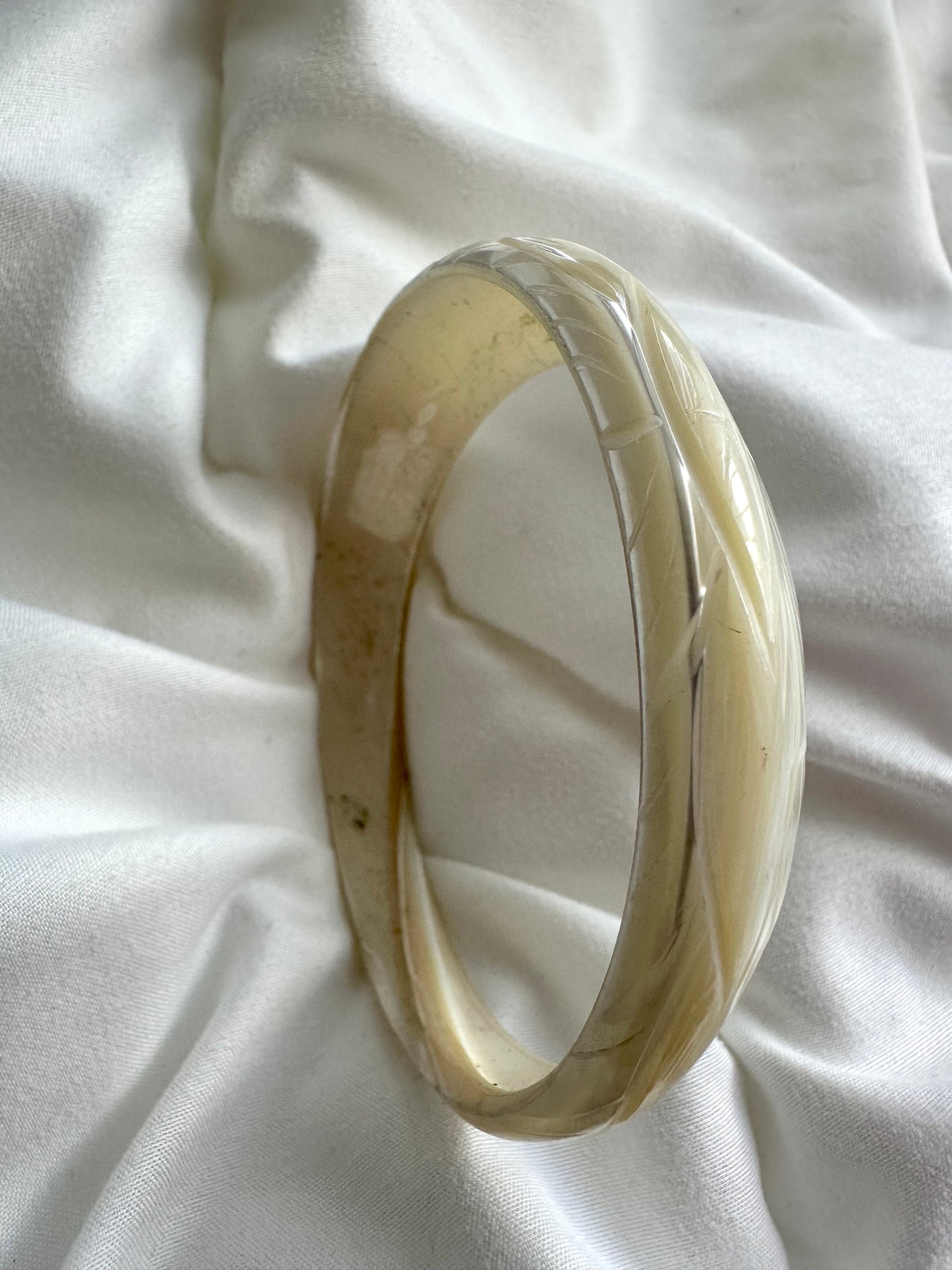 Vintage parelmoer bangle